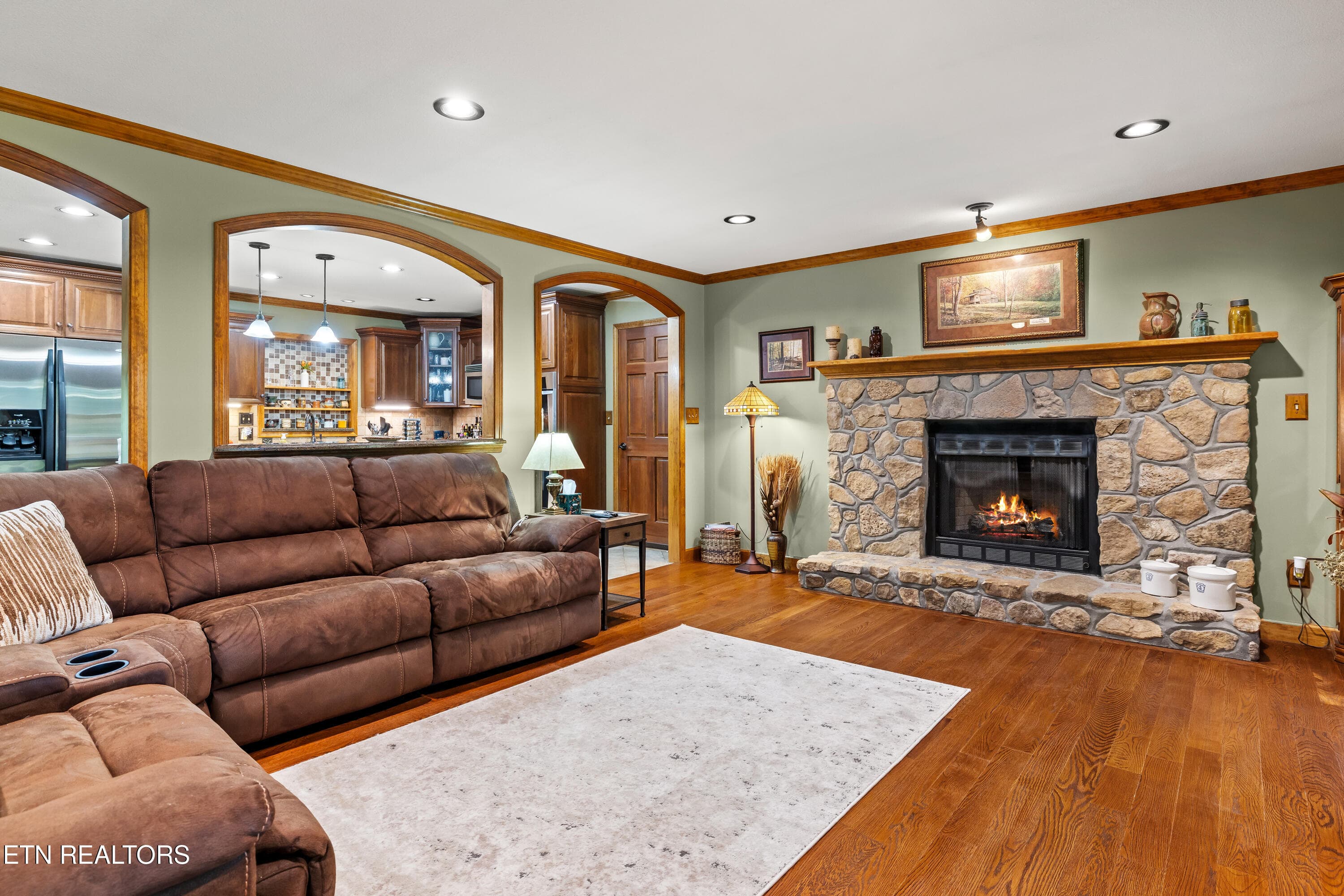 Gas fireplace - 1845 Tree Tops Lane, Seymour, TN 37865, Seymour
