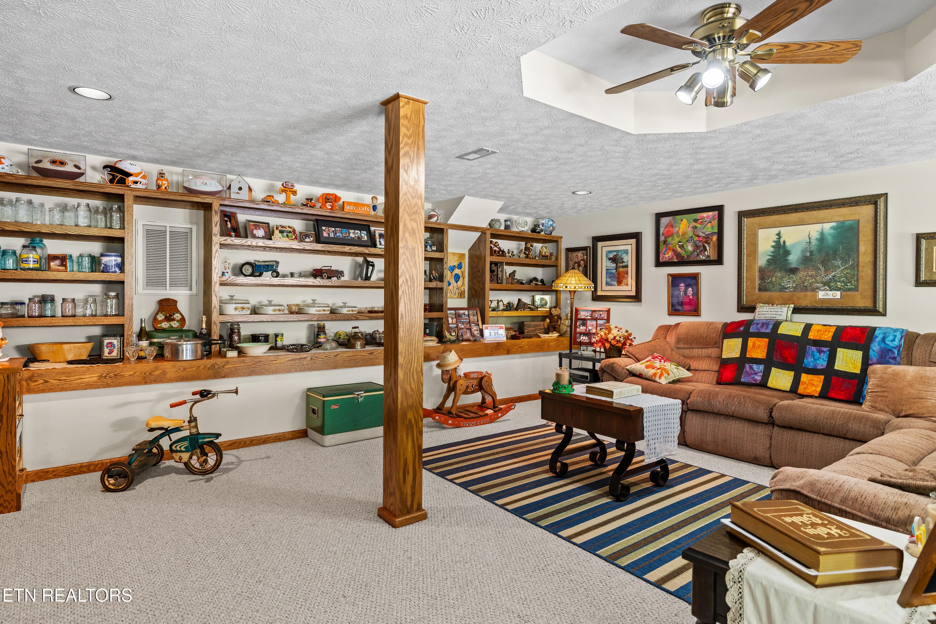 Basement rec room - 1845 Tree Tops Lane, Seymour, TN 37865, Seymour
