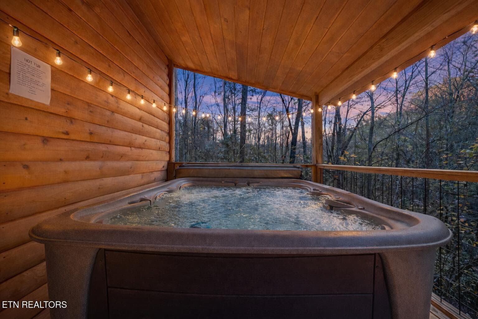 Hot Tub area 225 Amet Way Cosby Tn Pool - 225 Amet Way, Cosby, TN 37722, Cosby