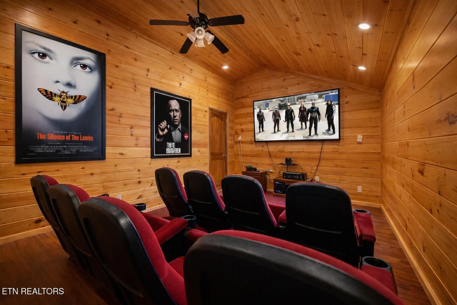 Theater room 225 Amet Way Cosby Tn cabin - 225 Amet Way, Cosby, TN 37722, Cosby