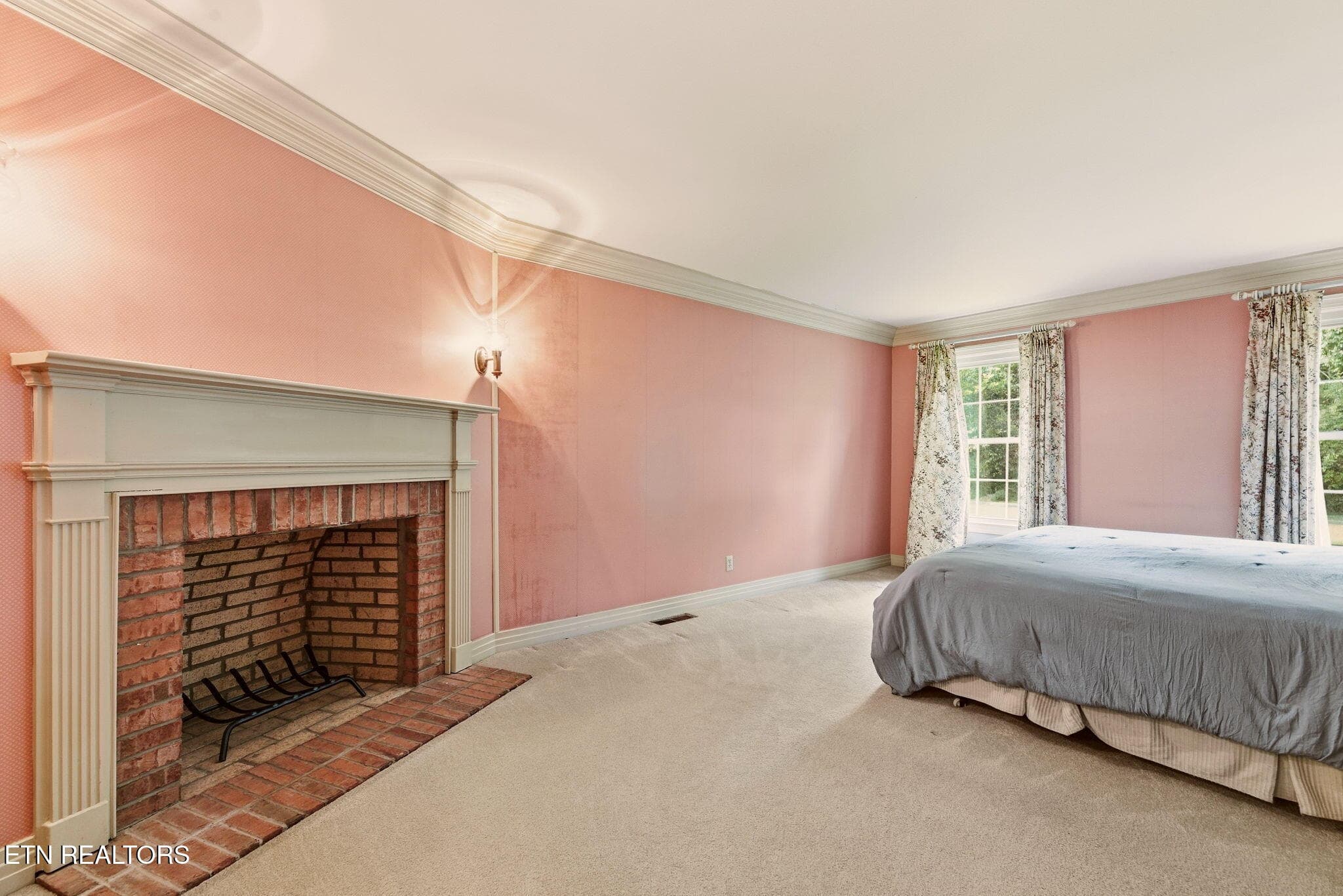 Primary w/fireplace - 108 Amanda Place, Oak Ridge, TN 37830, Oak Ridge