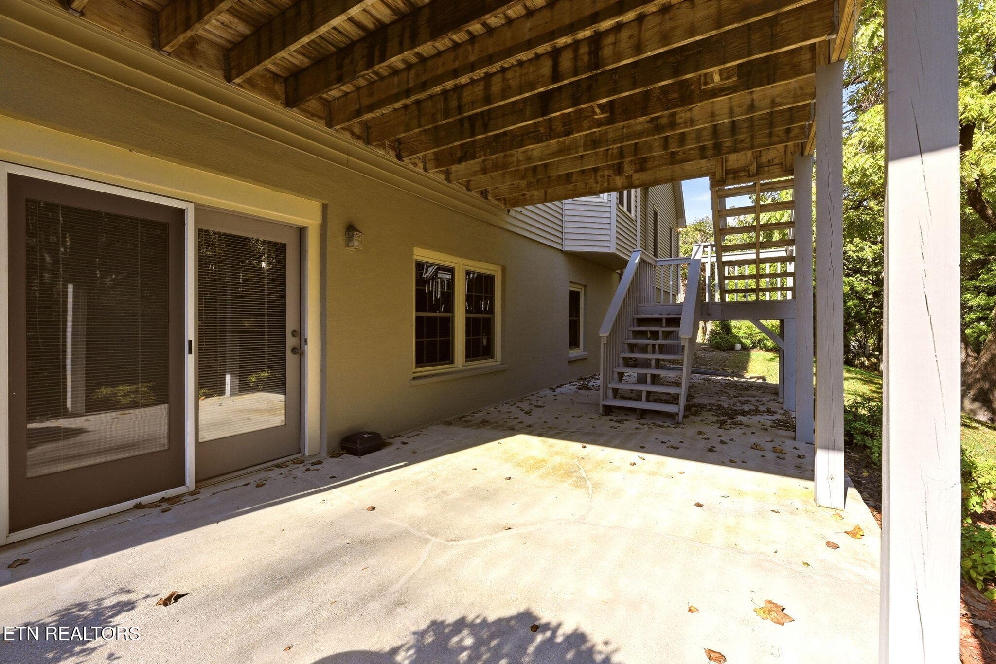 Patio off rec room - 108 Amanda Place, Oak Ridge, TN 37830, Oak Ridge
