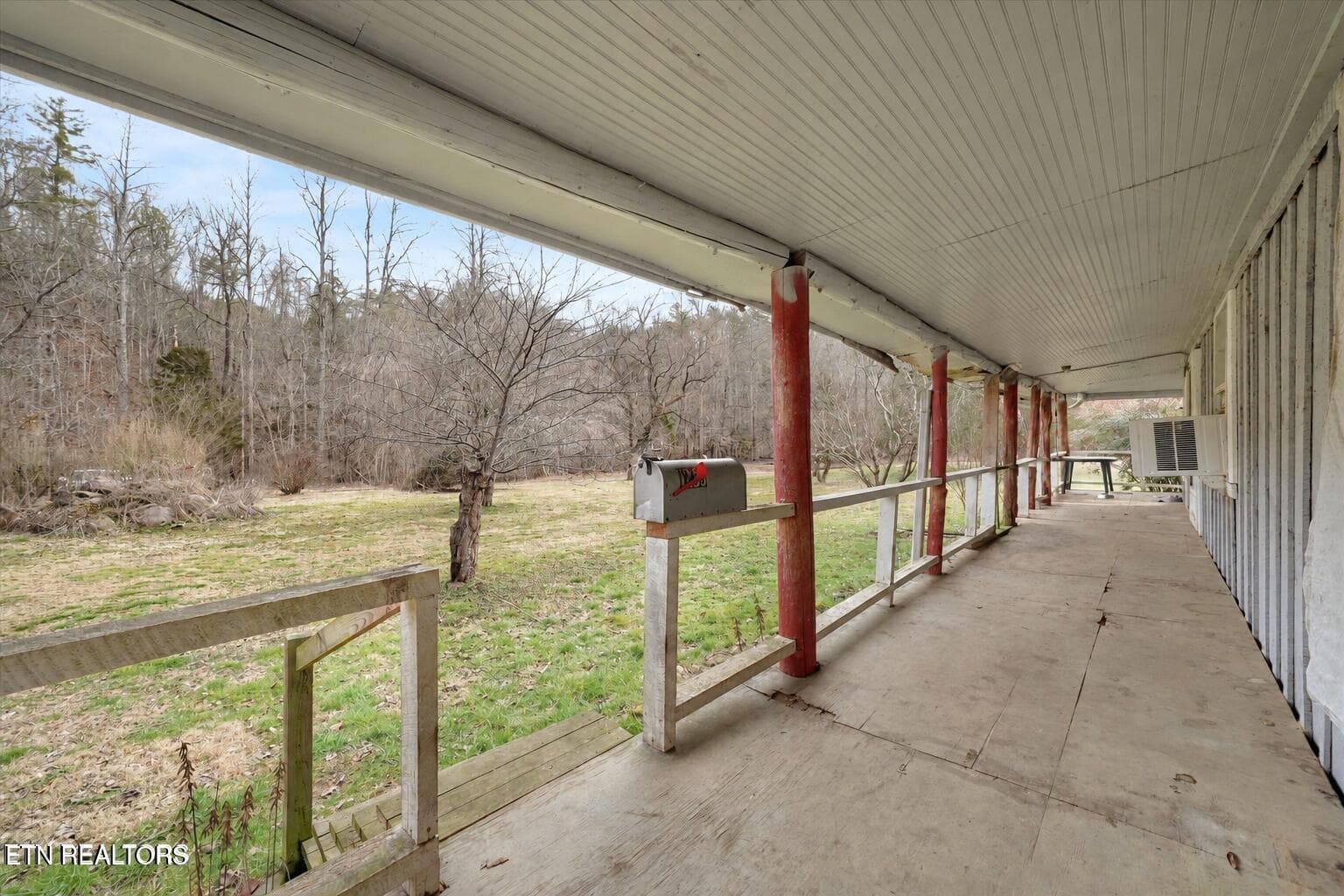 Porch main house - 1223 Rocky Flats Rd, Cosby, TN 37722, Cosby