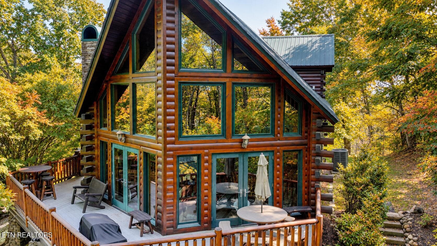 Autumn Reflections at the A-Frame Cabin - 3341 Sugar Maple Loop Rd, Sevierville, TN 37862