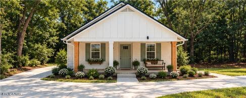 AI rendering of the front of home - 8752 Gleason Drive, Knoxville, TN 37923, Knoxville