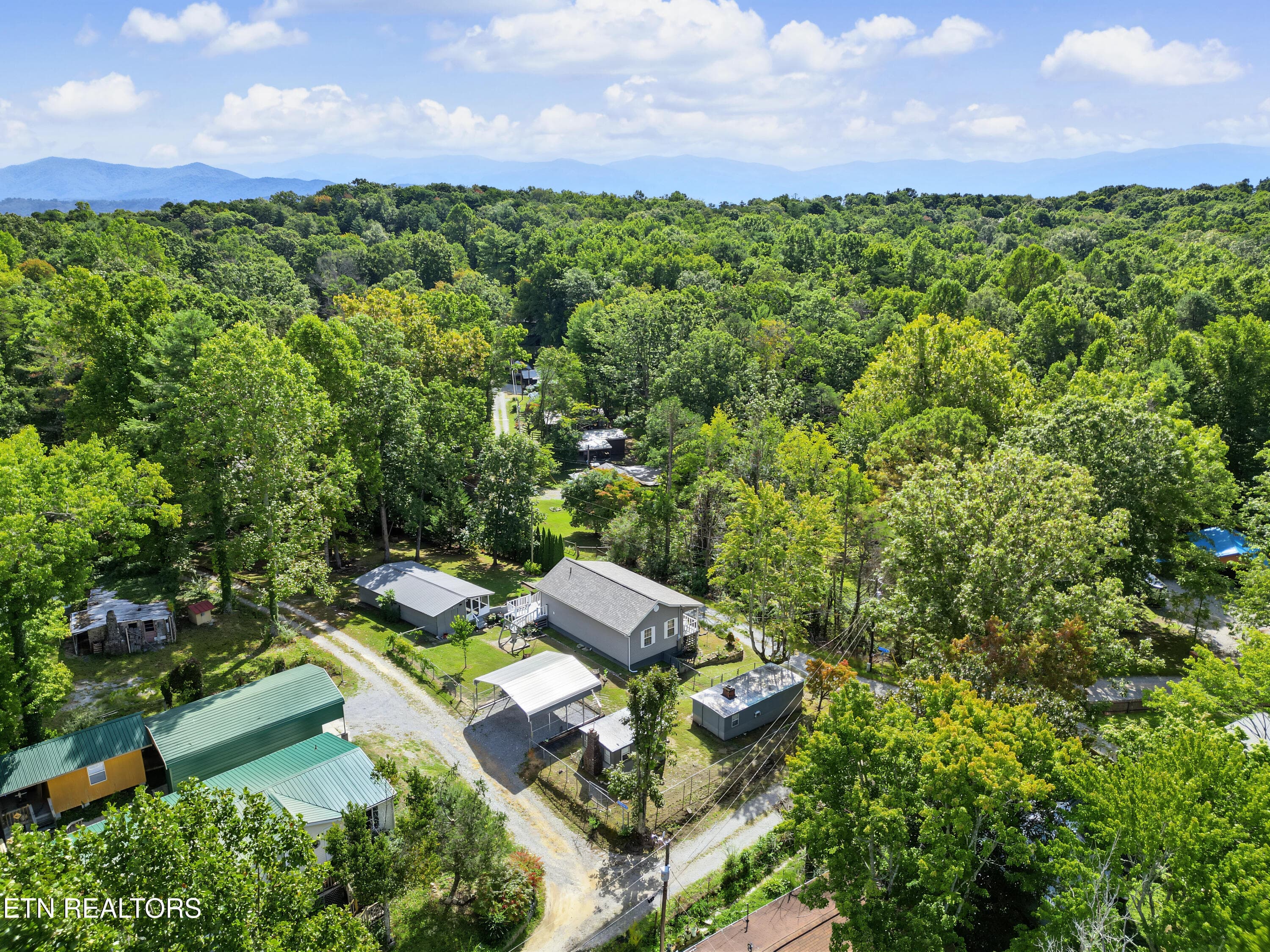 Drone of the property - 6060 S Circle Drive, Tallassee, TN 37878, Tallassee