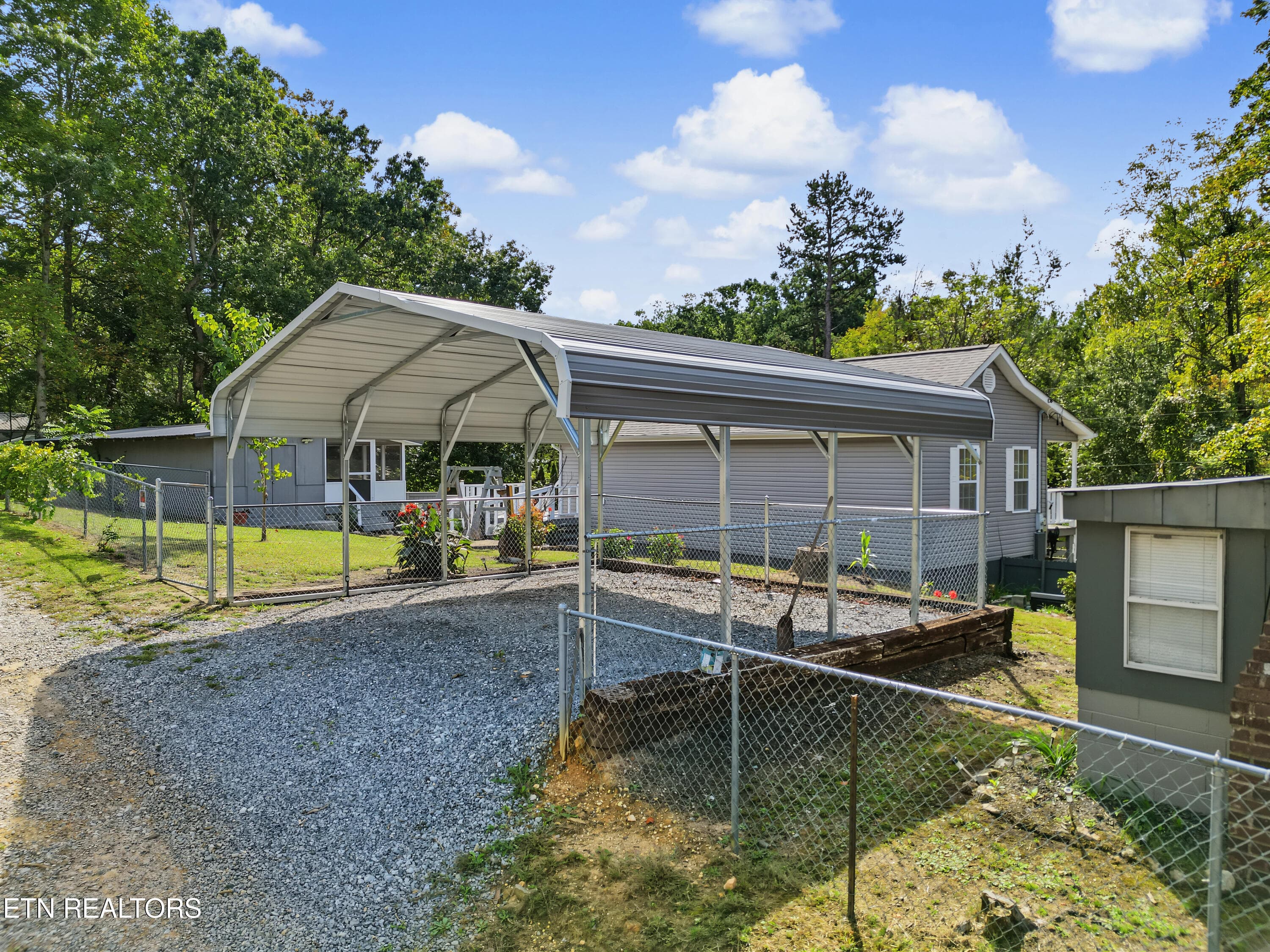 Carport - 6060 S Circle Drive, Tallassee, TN 37878, Tallassee