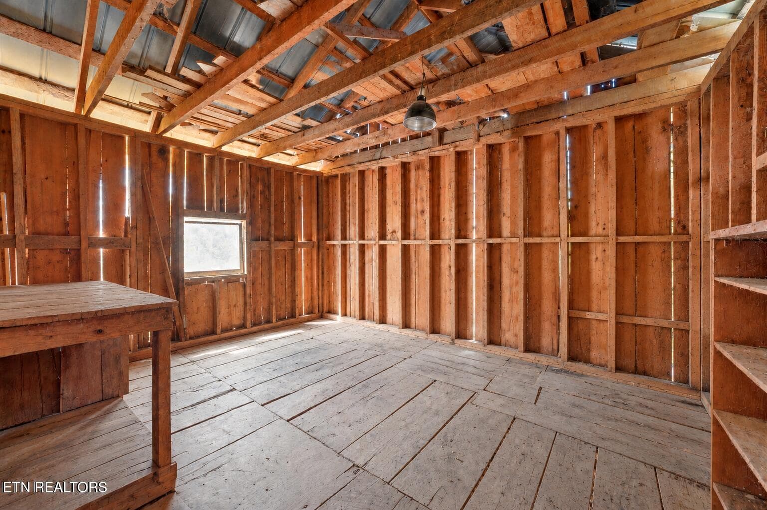 workshop interior - 1223 Rocky Flats Rd, Cosby, TN 37722, Cosby