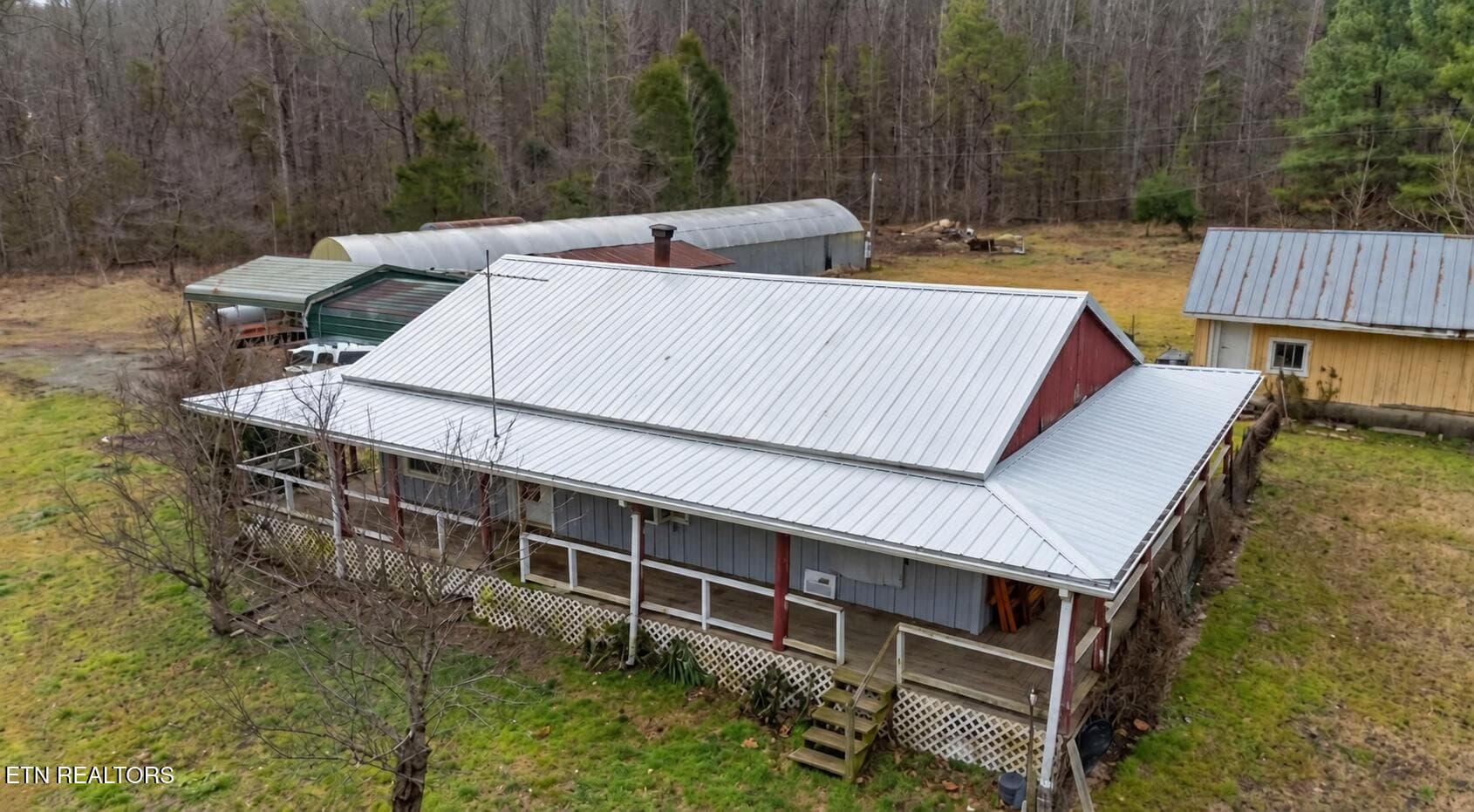 aerial - 1223 Rocky Flats Rd, Cosby, TN 37722, Cosby