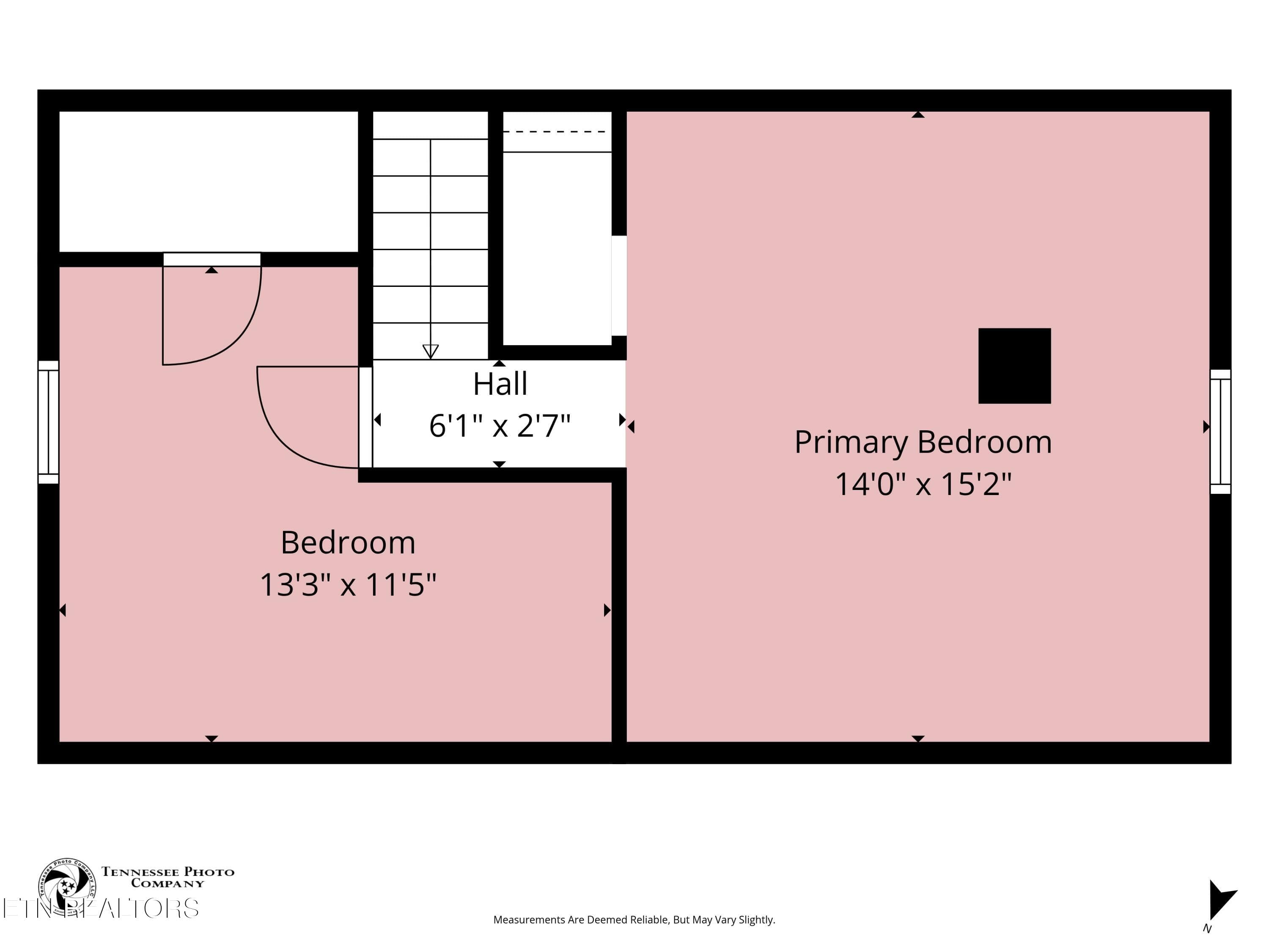 Upstairs Floor Plan - 742 Highway 68, Crossville, TN 38555, Crossville