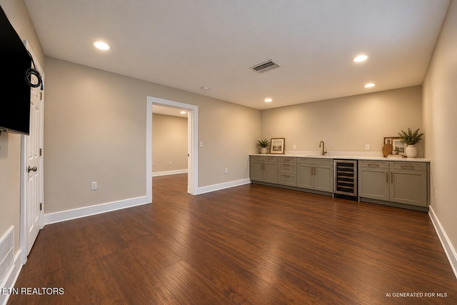 AI generated with kitchenette - 144 Center Valley Rd, Clinton, TN 37716