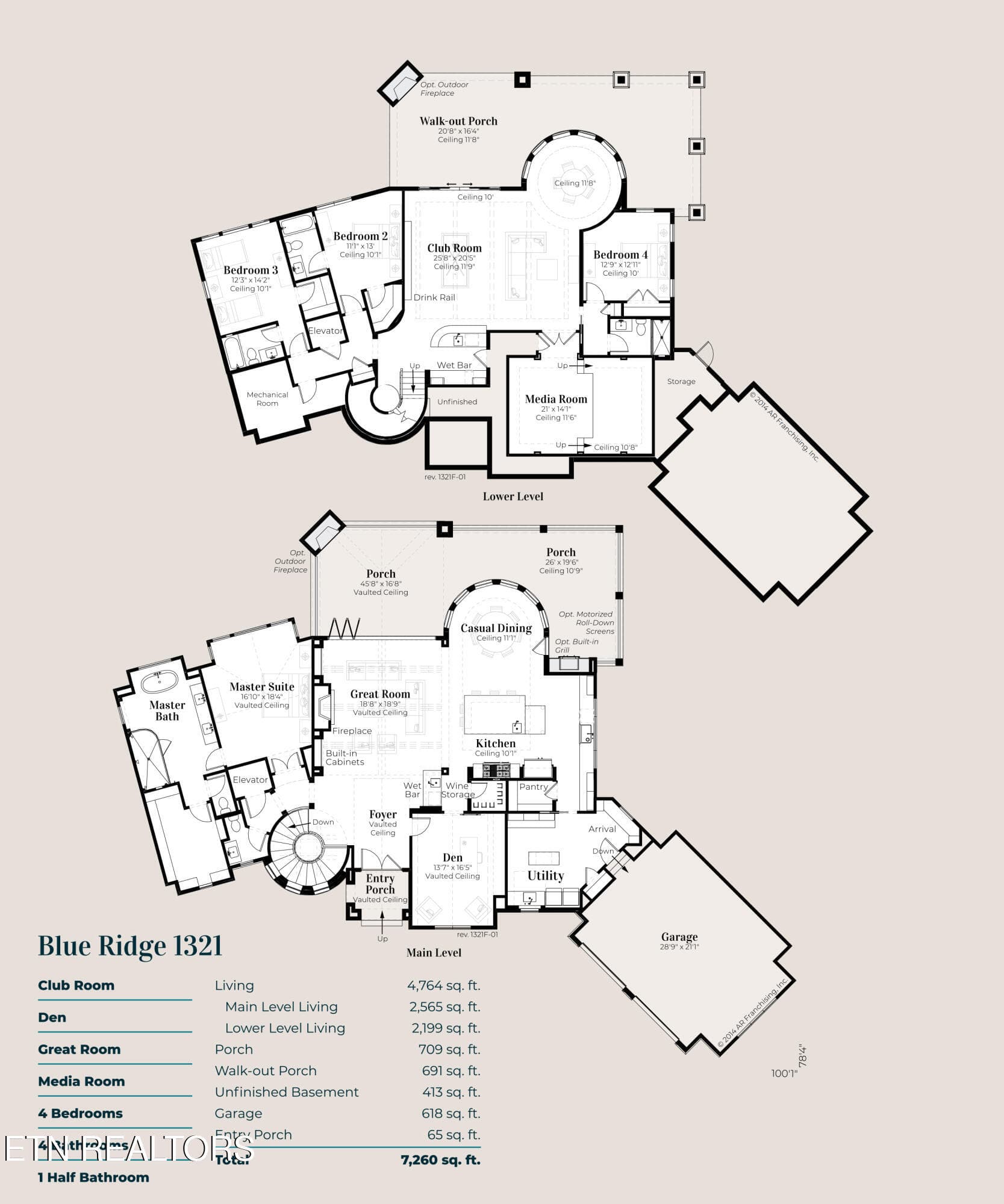 Blue Ridge 1321F-Floor plan - 368 Windlass Drive, Lenoir City, TN 37772, Lenoir City