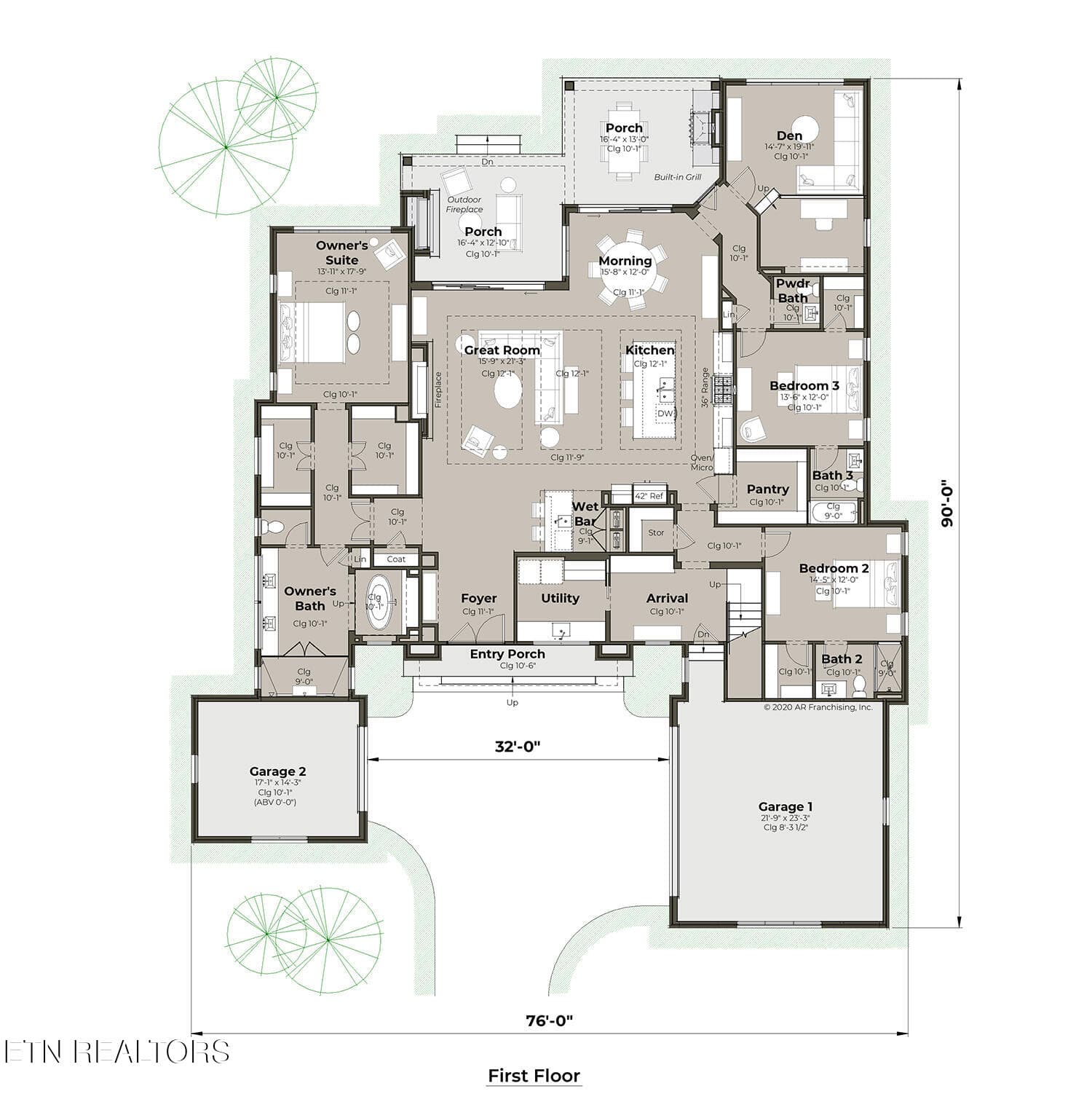 Viento INV - Main Level floor plan - 553 Navigator Drive, Lenoir City, TN 37772, Lenoir City