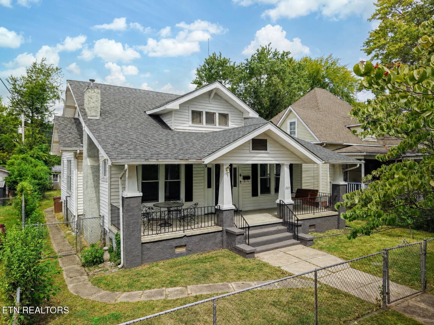 Sunny Craftsman Bungalow Exterior - 227 E Burwell Ave, Knoxville, TN 37917, Knoxville