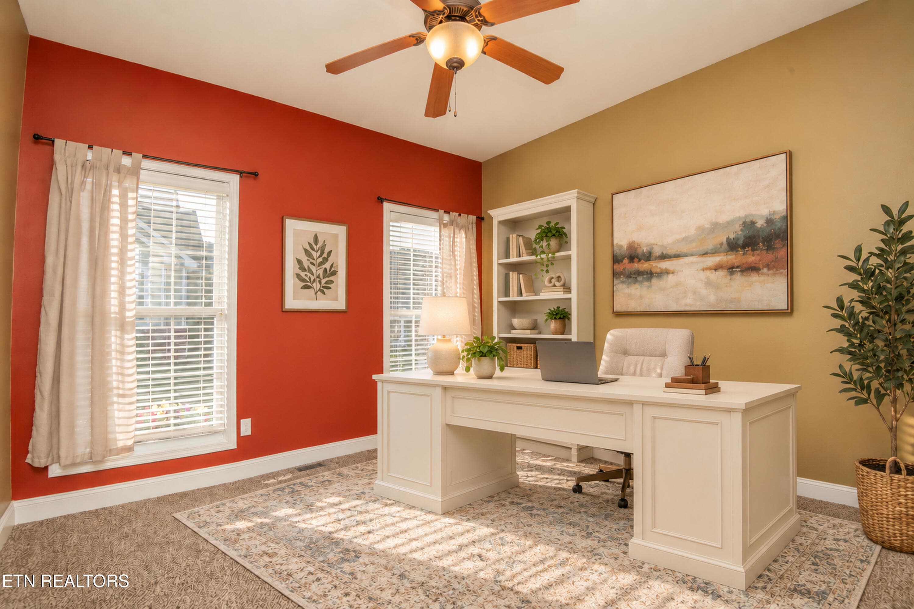 Third Bedroom Virtually Staged office - 108 Jasmine Drive, Andersonville, TN 37705, Andersonville