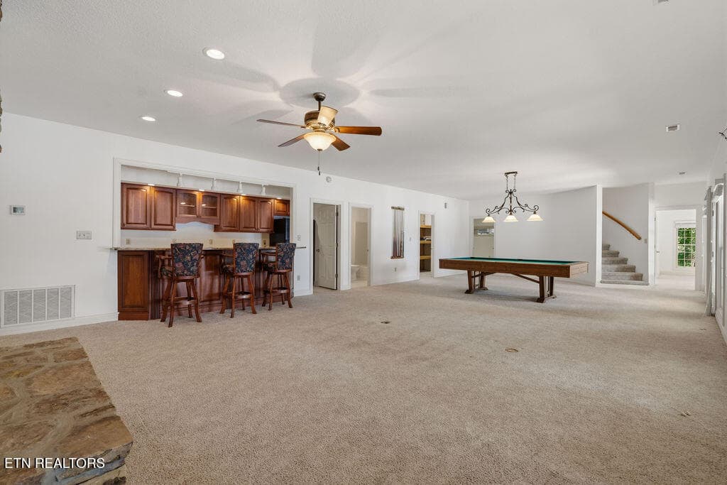 Large Rec Room - 631 Tanasi Lane, Loudon, TN 37774, Loudon