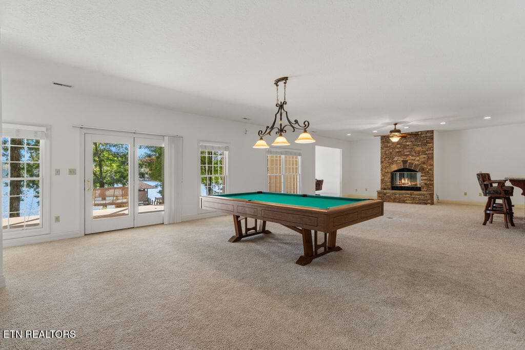 Large Rec Room - 631 Tanasi Lane, Loudon, TN 37774, Loudon