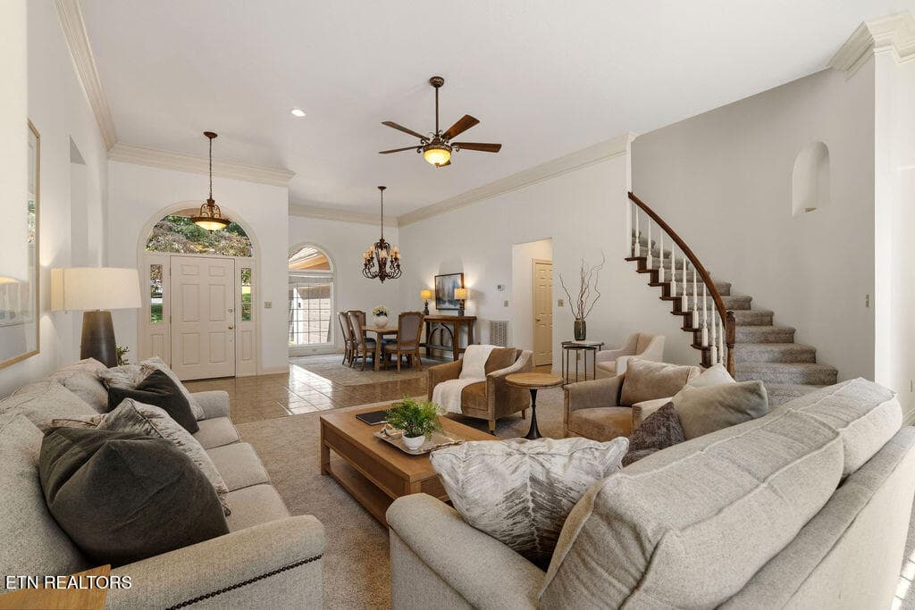 Open Concept Main Living Area - 631 Tanasi Lane, Loudon, TN 37774, Loudon