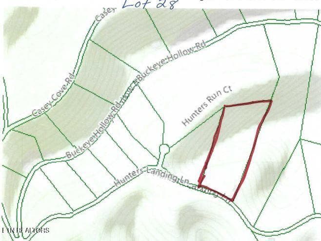 LOT 28 TOPO MAP JPEG - Lot 28 Hunters S Landing Lane, Smithville, TN 37166, Smithville
