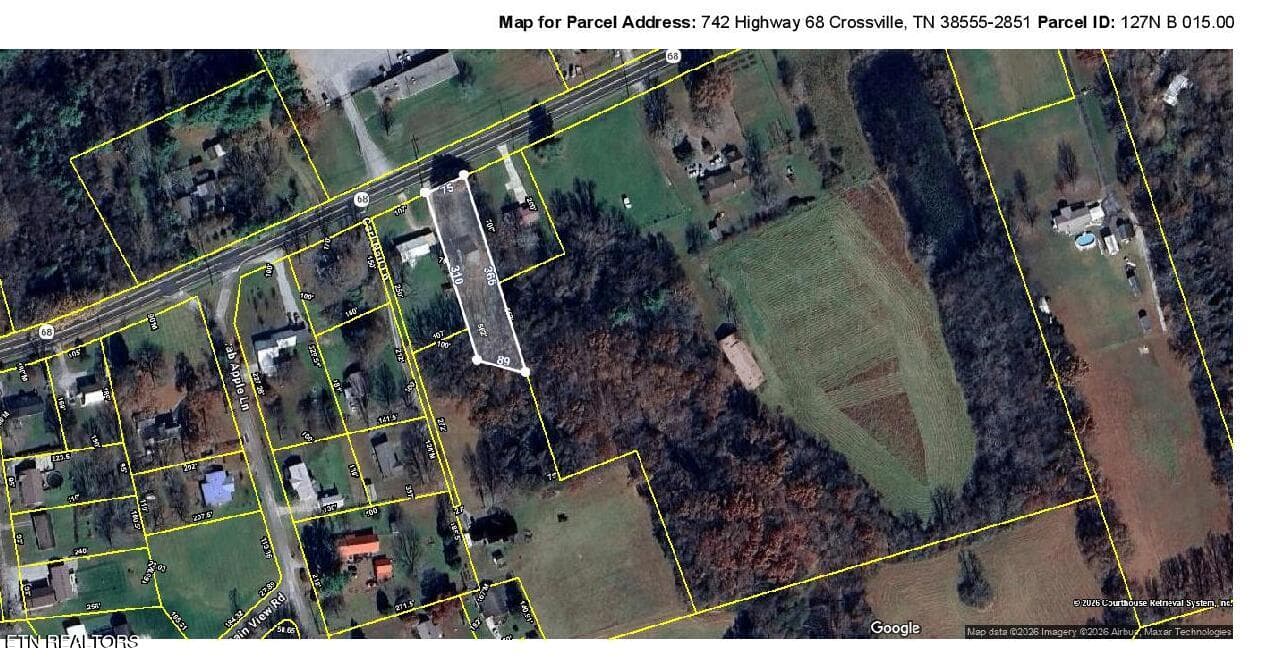 CRS%20Data%20-%20Property%20Map%20for%20 - 742 Highway 68, Crossville, TN 38555, Crossville