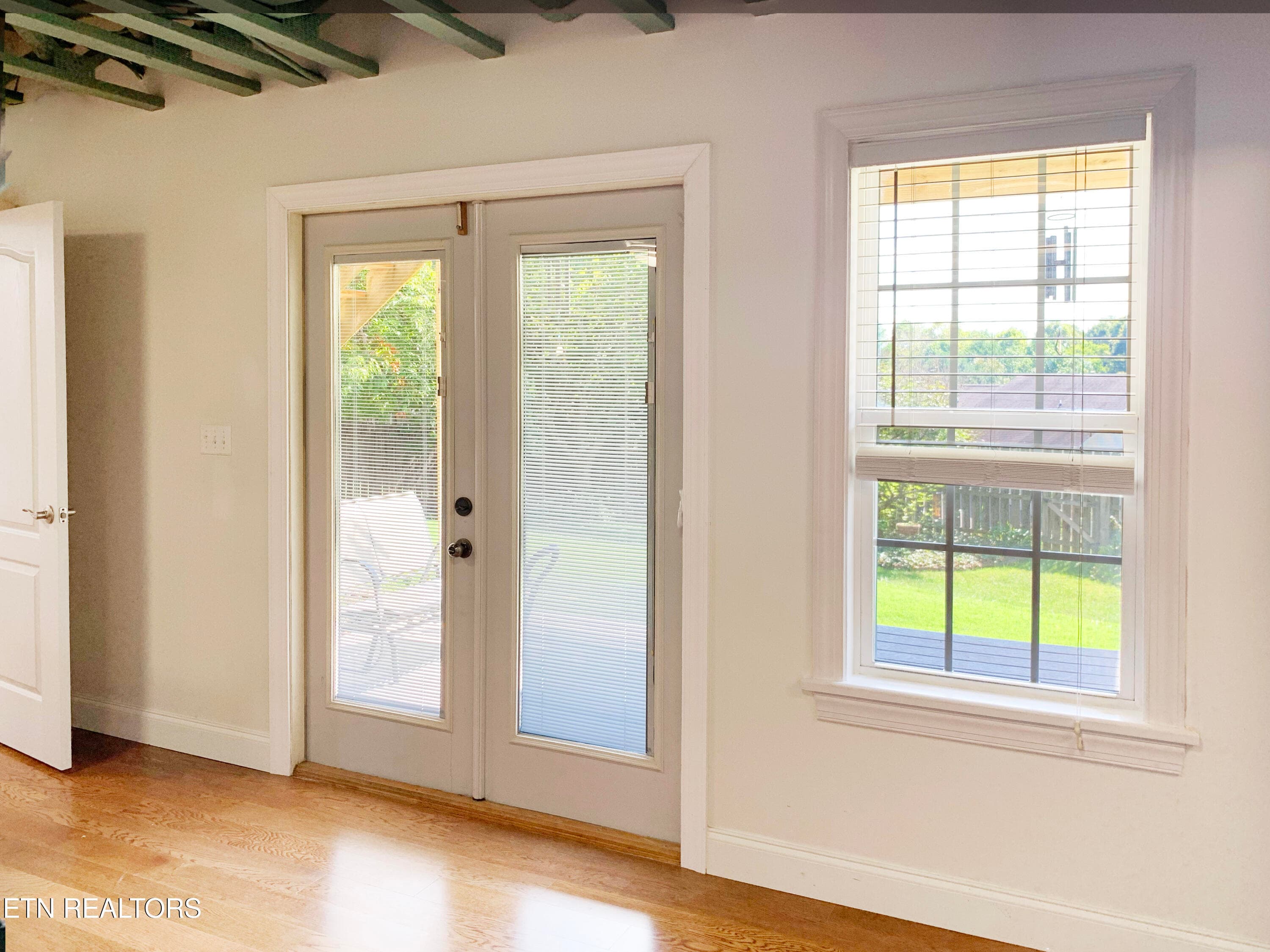 French doors from studio to patio - 8127 Canter Lane, Powell, TN 37849