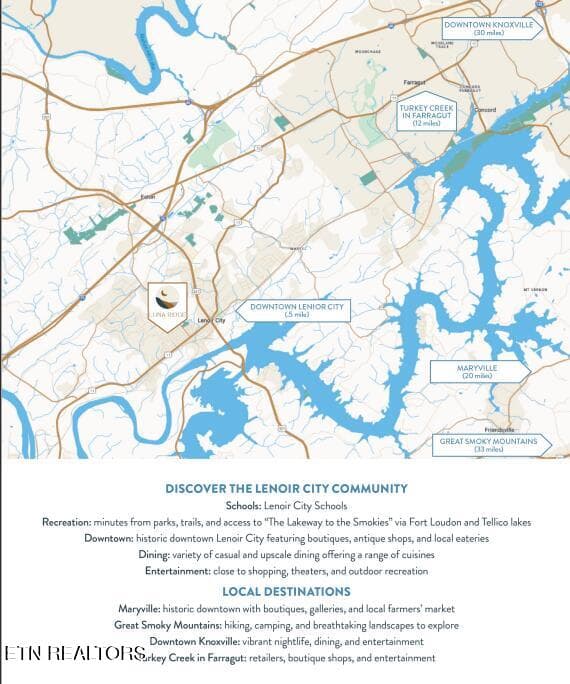 LR Locations MAP - 611 8th Avenue, Lenoir City, TN 37771, Lenoir City