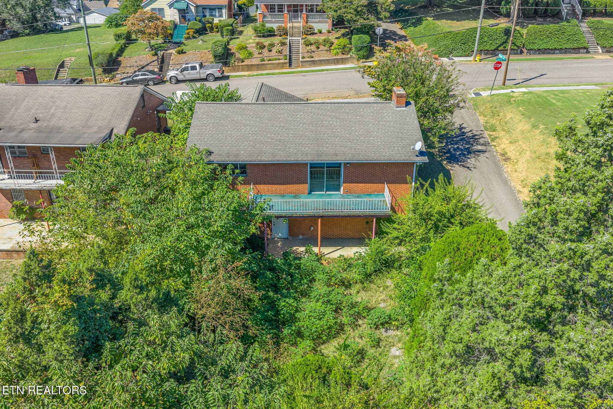 Aerial View of Back - 1500 Exeter Ave, Knoxville, TN 37921, Knoxville