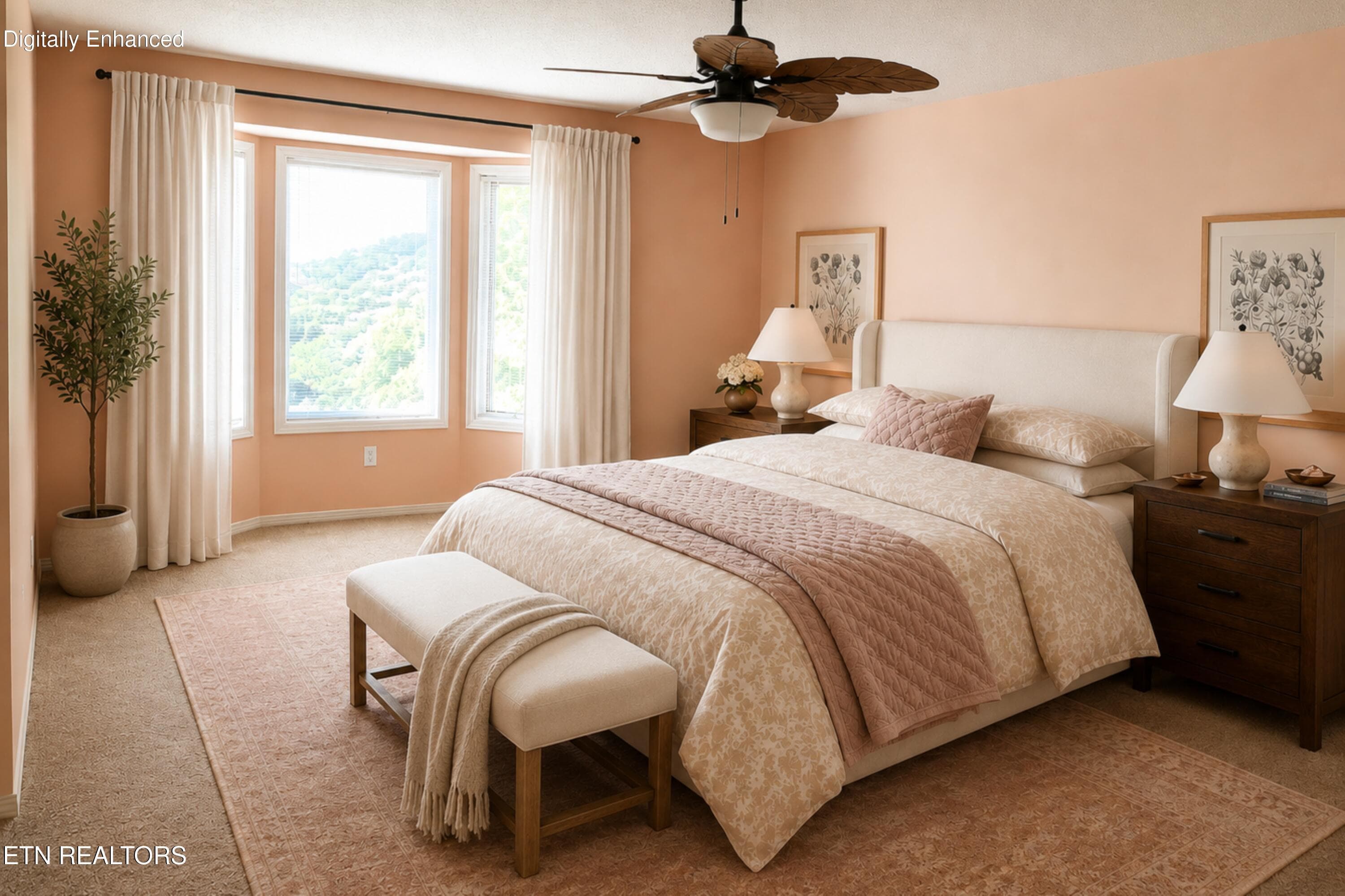 master bedroom - 212 Tooweka Lane, Loudon, TN 37774