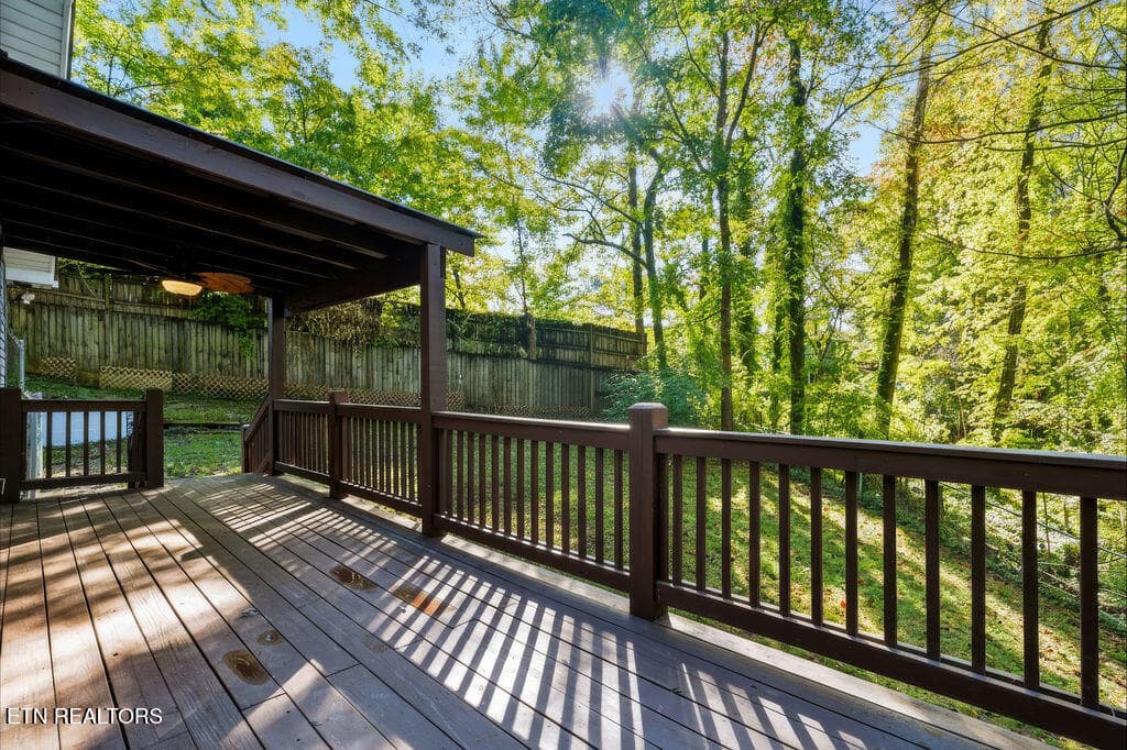 Back deck - 132 Taylor Rd, Oak Ridge, TN 37830, Oak Ridge