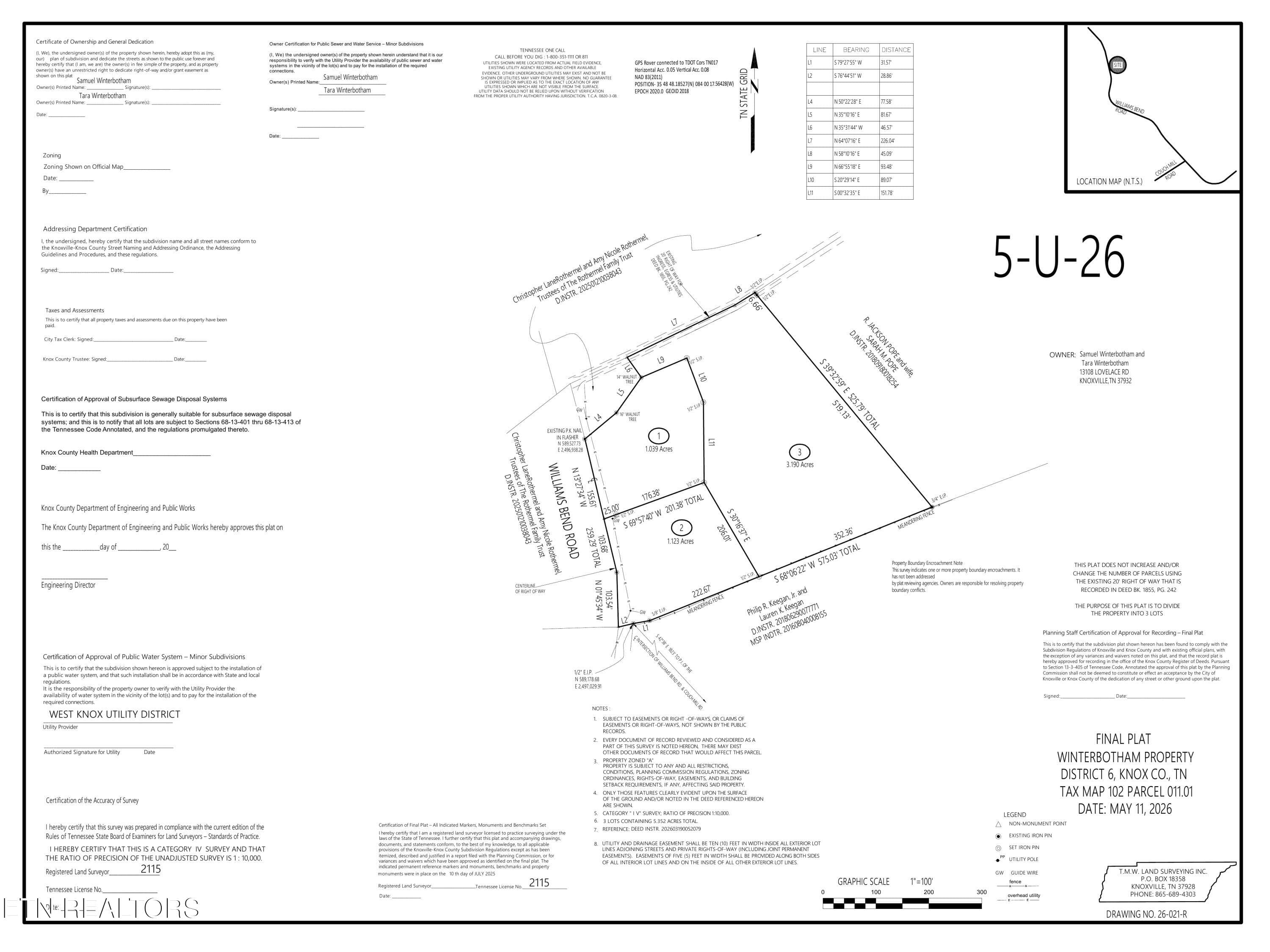 Williams-Bend-Road-Plat - Williams Bend Rd Lot 2, Knoxville, TN 37932, Knoxville