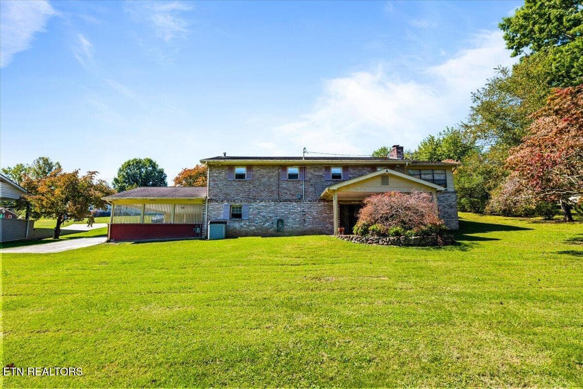 Rear - 166 Scenic Drive, Jacksboro, TN 37757, Jacksboro