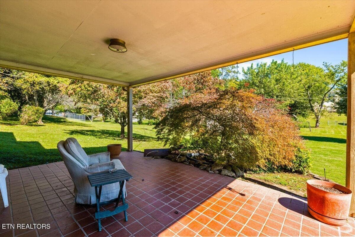 Patio - 166 Scenic Drive, Jacksboro, TN 37757, Jacksboro