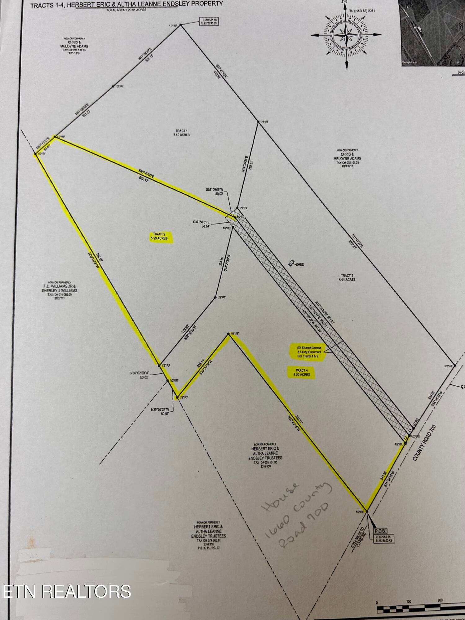 Survey Tract 2 & 4 - 000 County Road 700, Athens, TN 37303, Athens