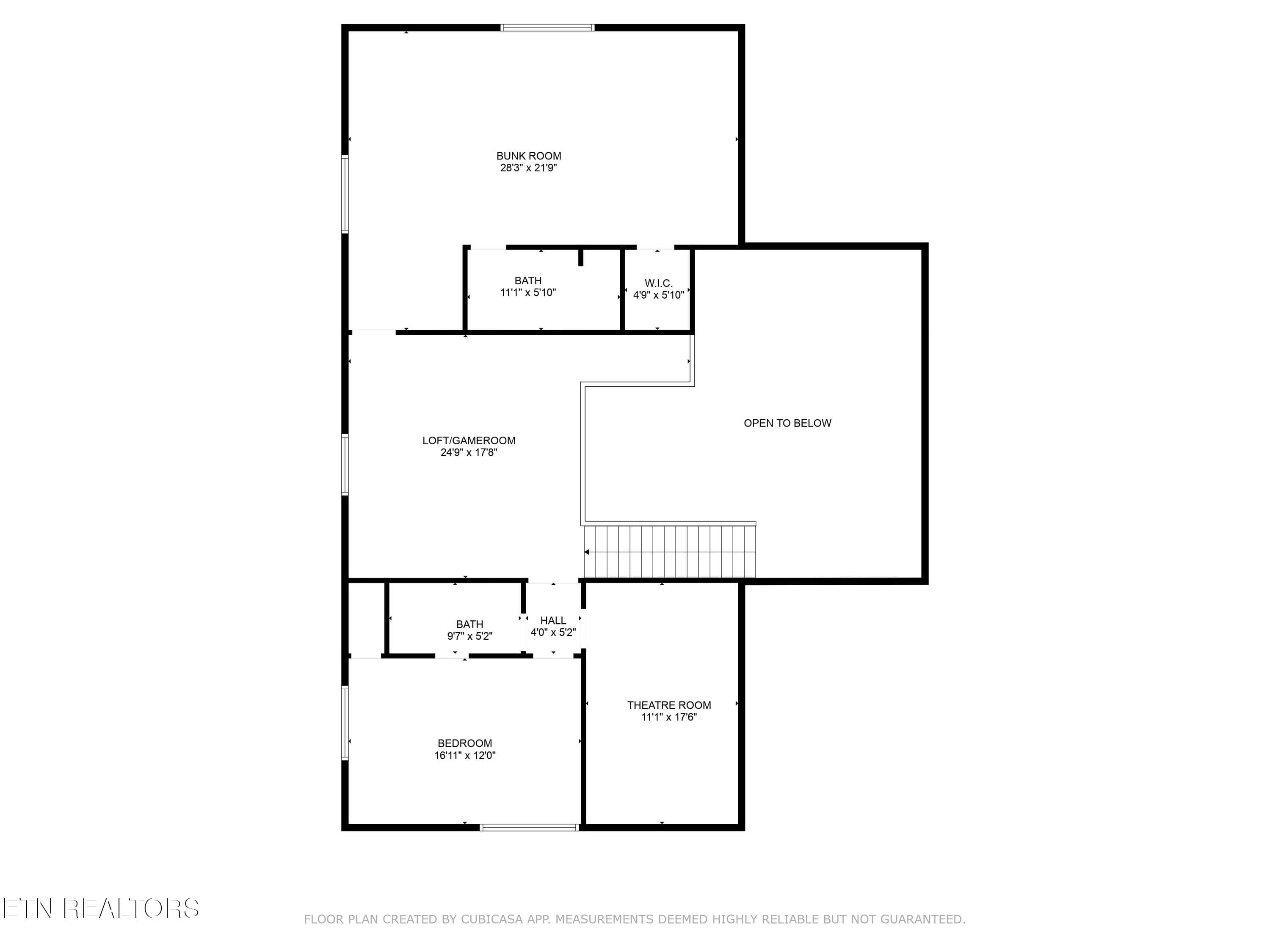2nd_floor_220_amet_way_cosby_with_dim - 220 Amet Way, Cosby, TN 37722, Cosby