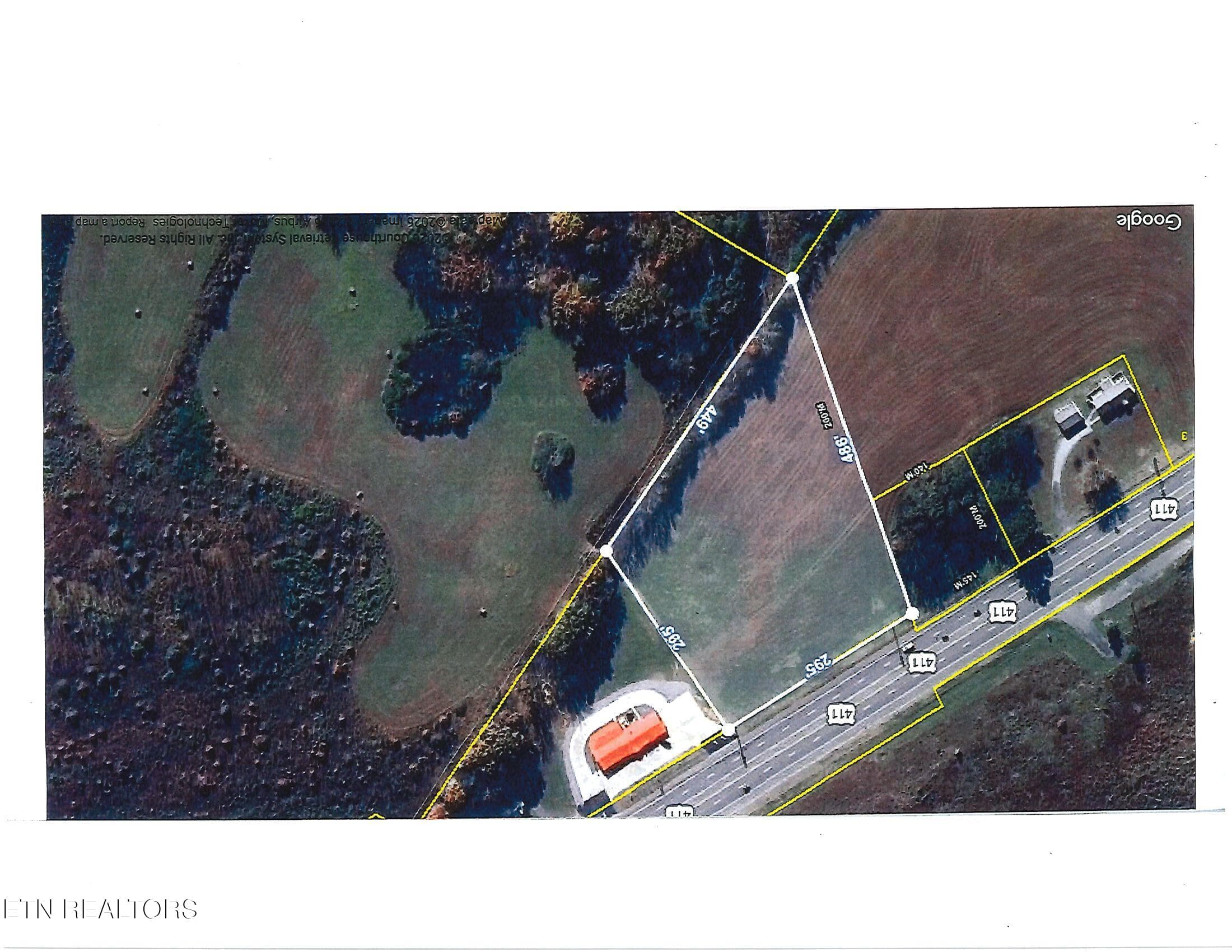 Hwy 411 prop. lines - 833 Highway 411, Vonore, TN 37885, Vonore