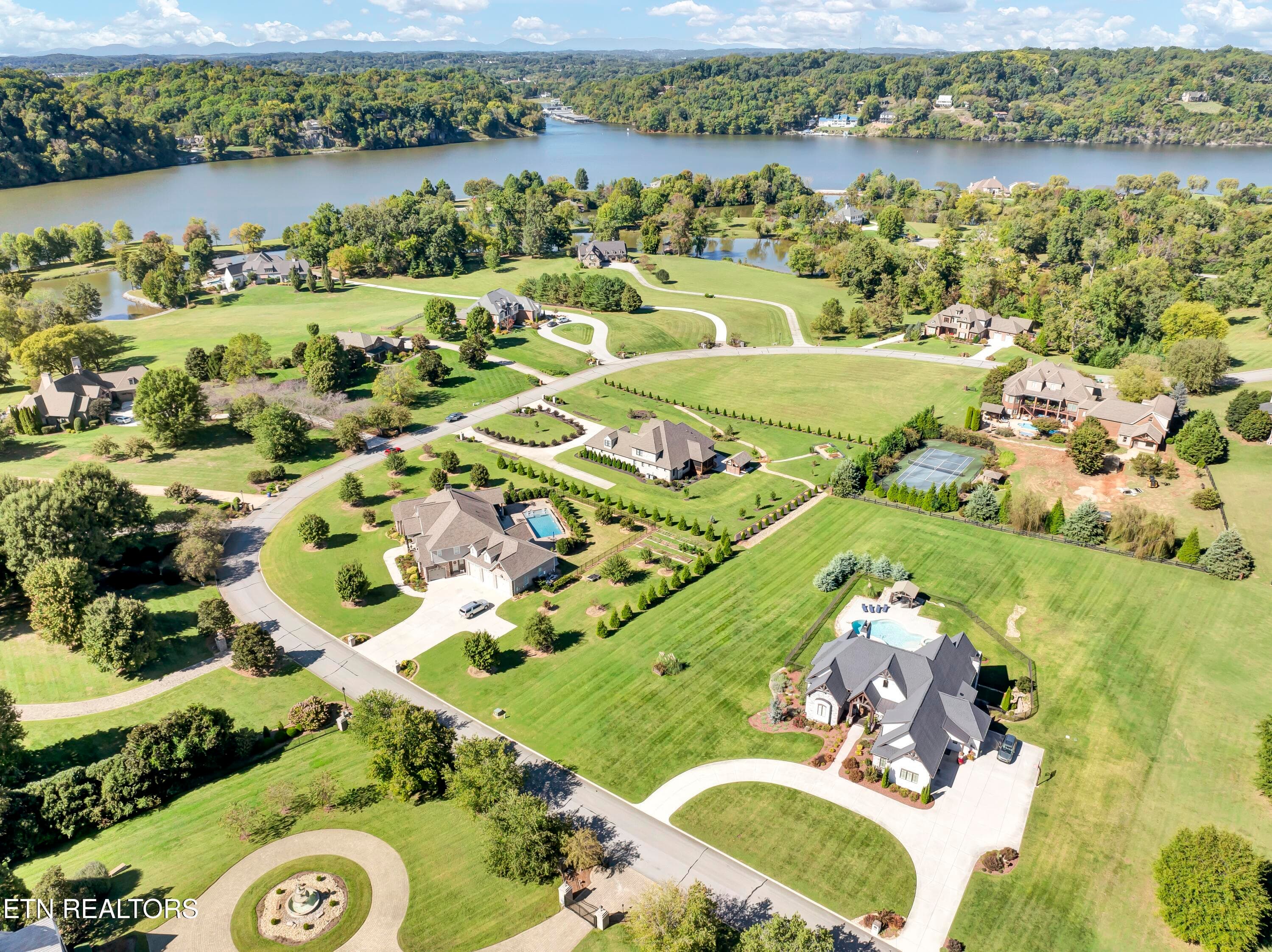 Aerial Side Right - 3812 Jackson Bend Drive, Louisville, TN 37777, Louisville