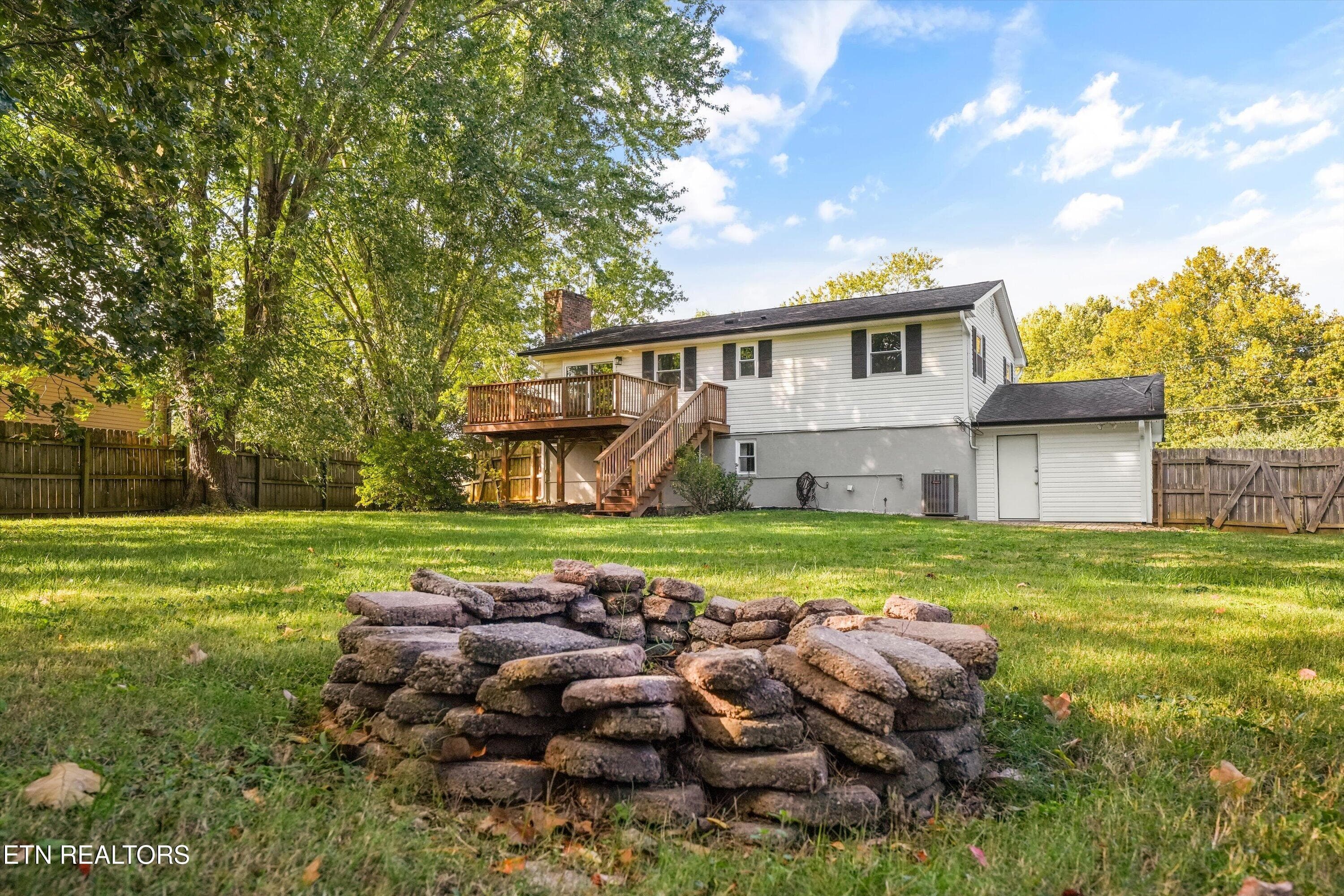 Extensive Fenced-in Backyard - 712 Owl Hollow Rd, Knoxville, TN 37923, Knoxville
