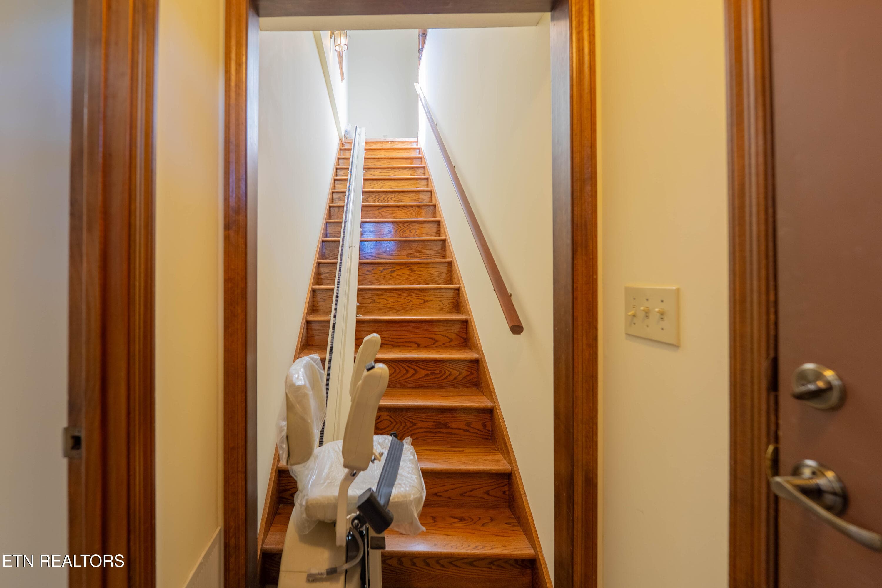 Stairs to the Additional Living Space - 306 Teague Lane, Sevierville, TN 37862, Sevierville