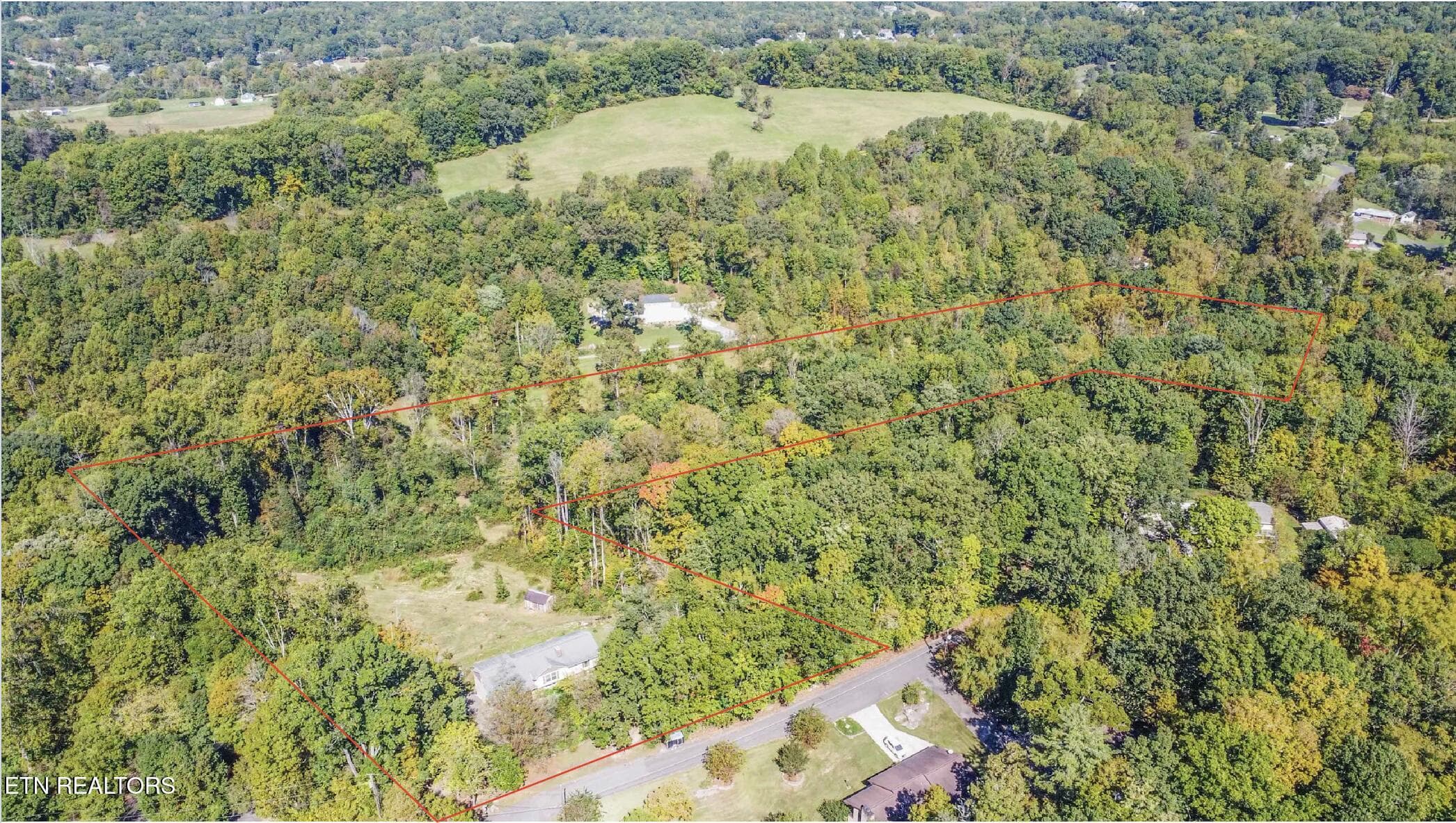Approximate Property Lines - 155 Lakeview Circle, Clinton, TN 37716