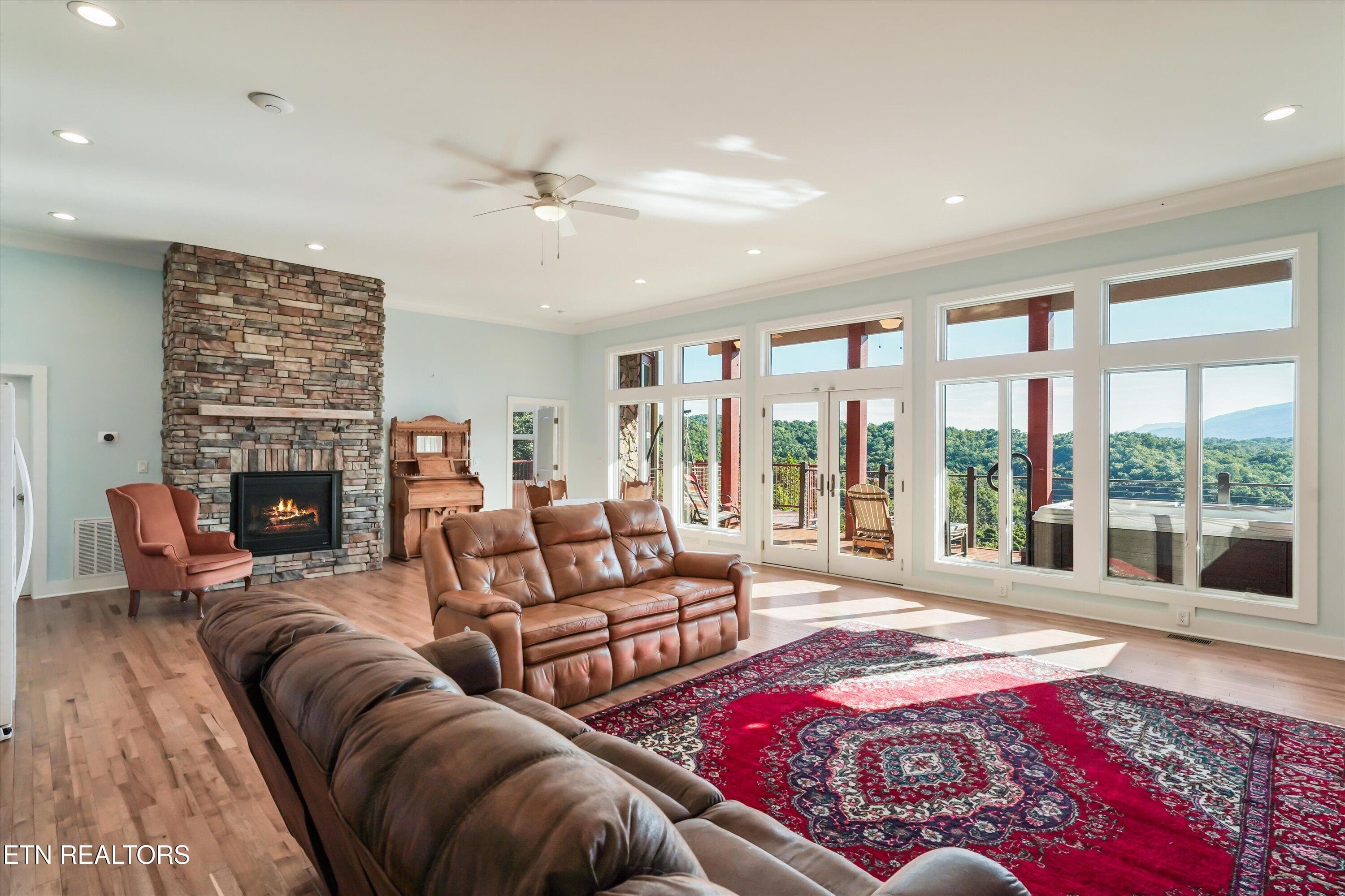 Lower Level Living Space - 706 Nocks Drive, Gatlinburg, TN 37738, Gatlinburg