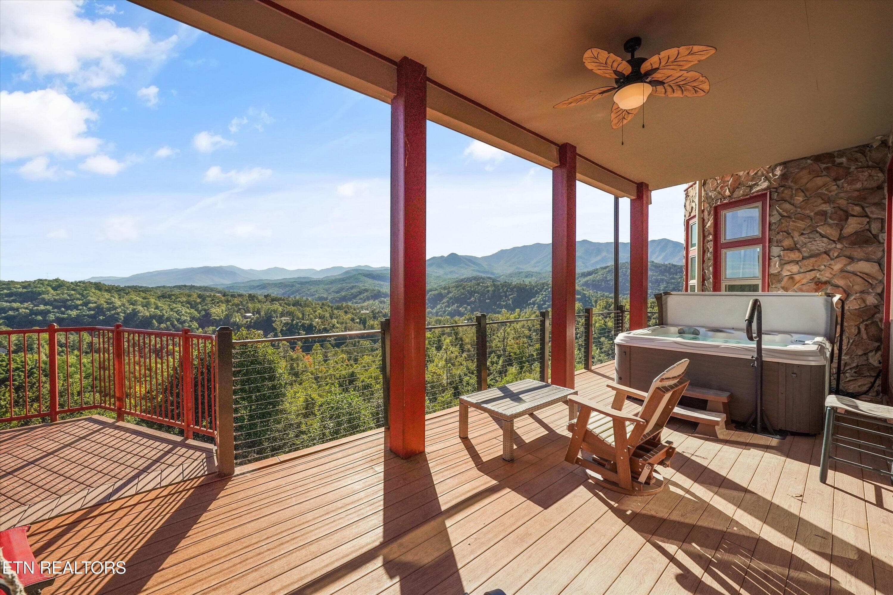 Lower Level Deck - 706 Nocks Drive, Gatlinburg, TN 37738, Gatlinburg