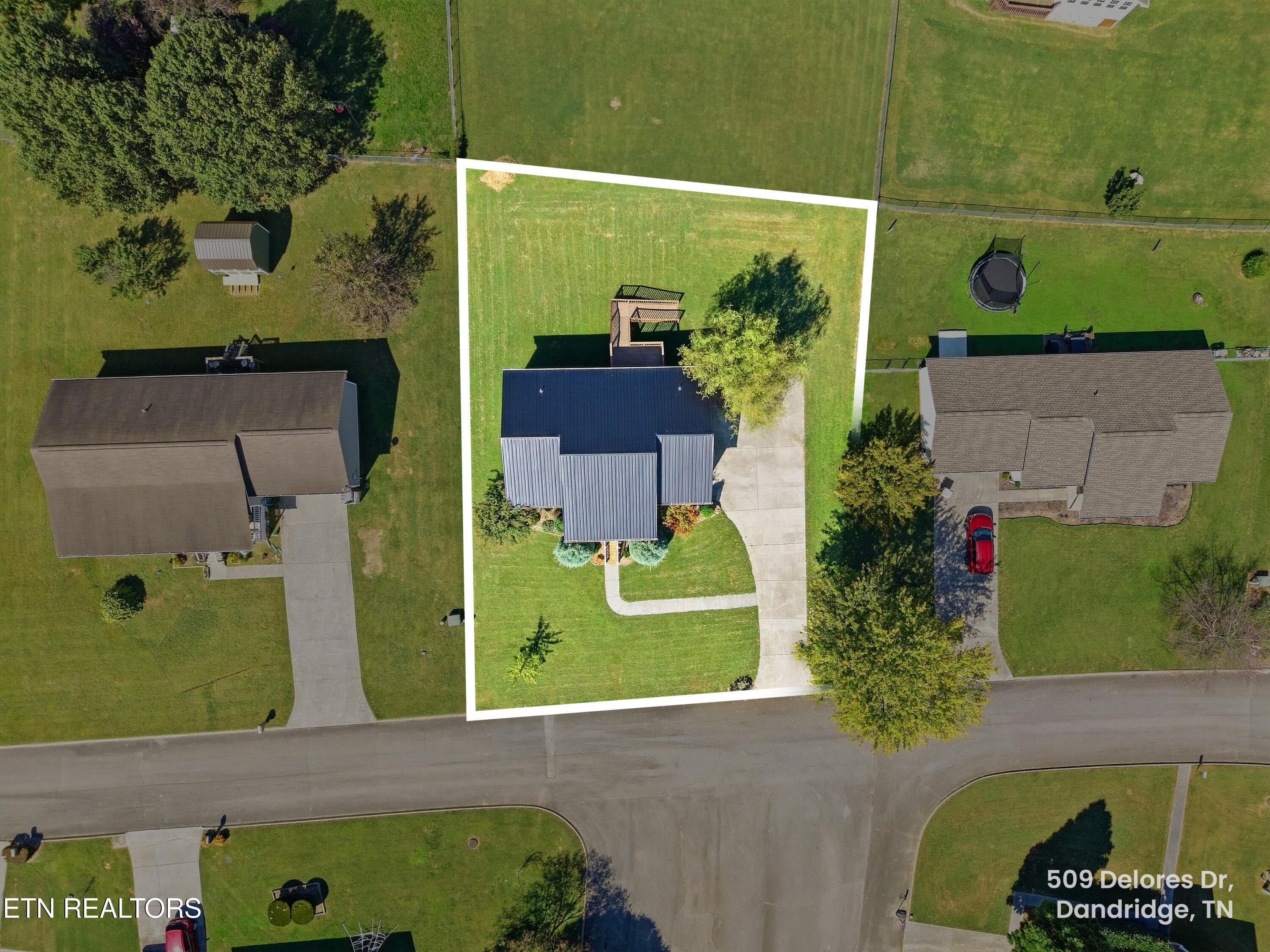 016_property line - 509 Delores Drive, Dandridge, TN 37725, Dandridge