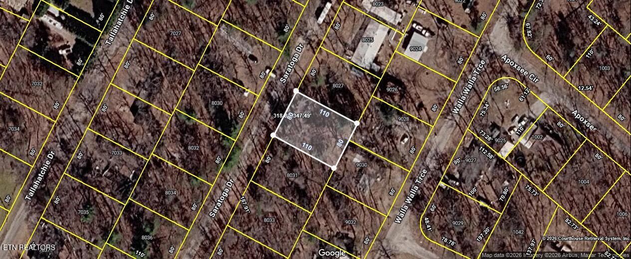 Aerial 8029 Saratoga - 8029 Saratoga Drive, Crossville, TN 38572, Crossville