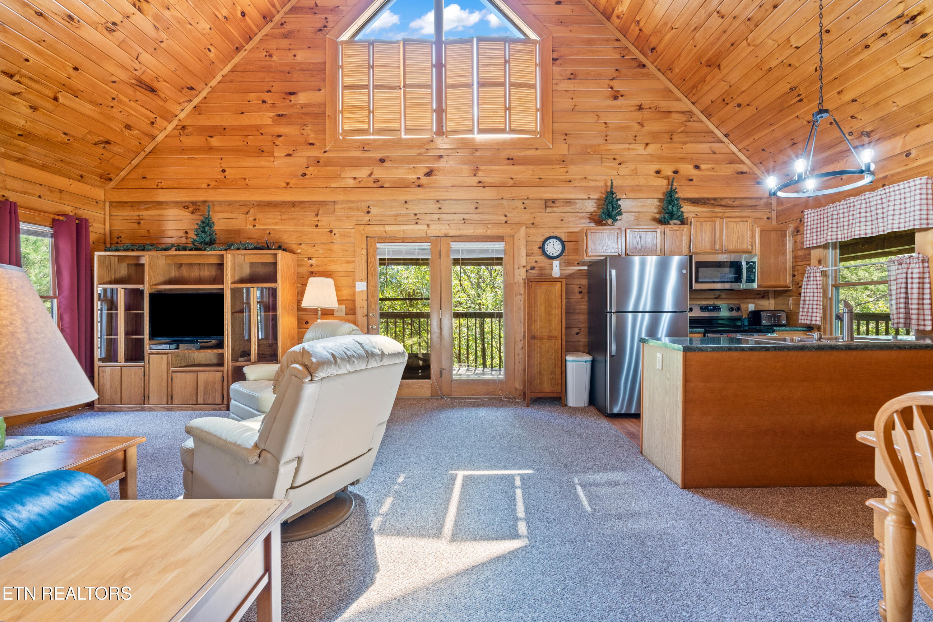 2234 LR Kitchen from Hall - 2234 Eagle Feather Drive, Sevierville, TN 37876, Sevierville