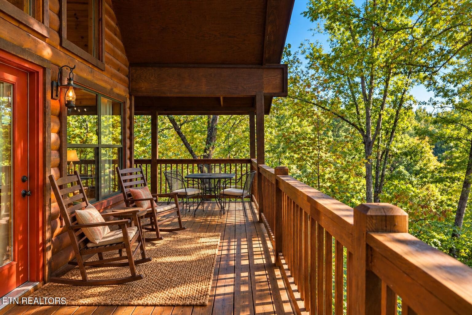 Sunlit Rustic Cabin Porch Retreat - 2440 Breezy Rd, Sevierville, TN 37876, Sevierville