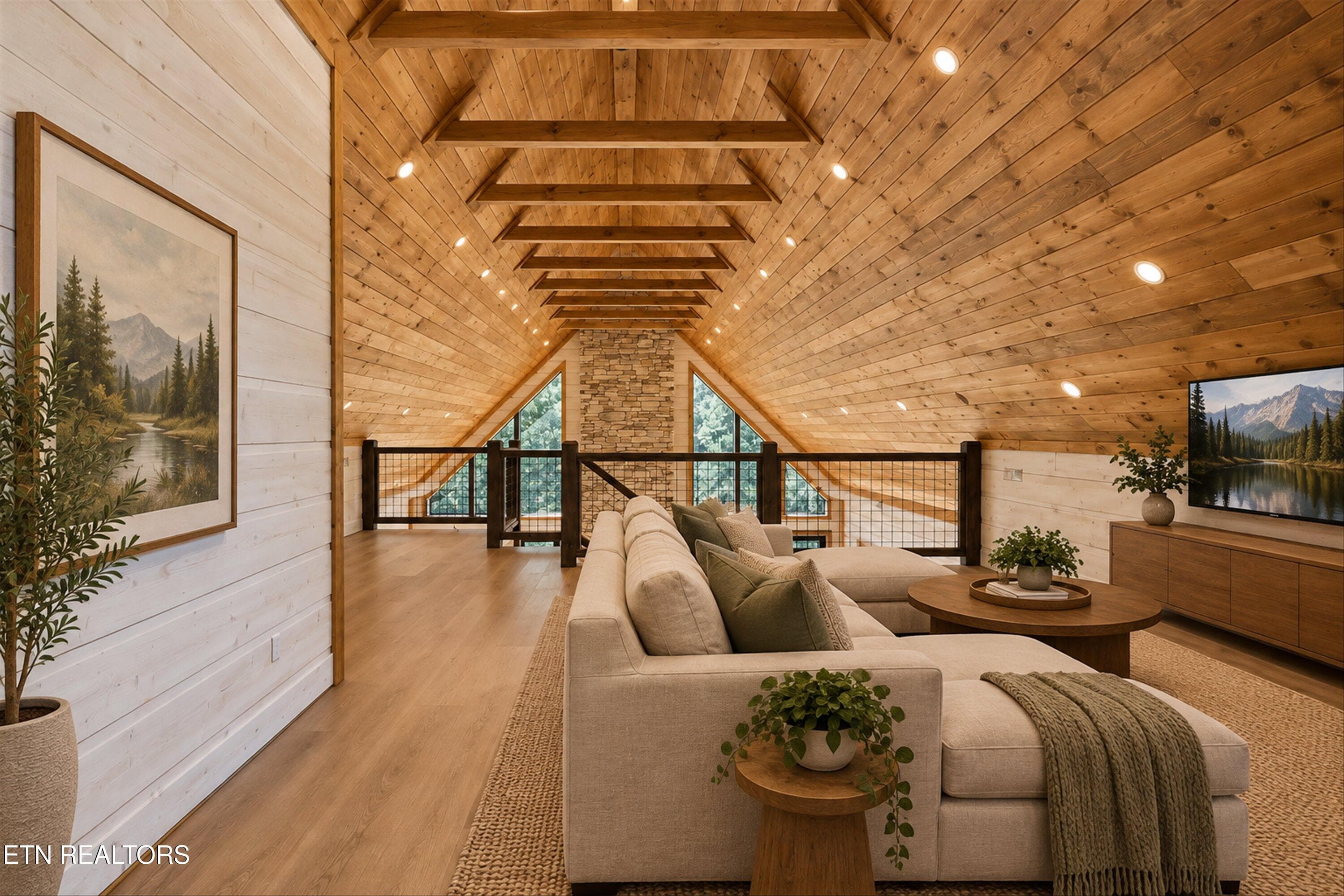 Virtually Staged Loft Second Level - 3158 Thomas Headrick Rd, Sevierville, TN 37862, Sevierville