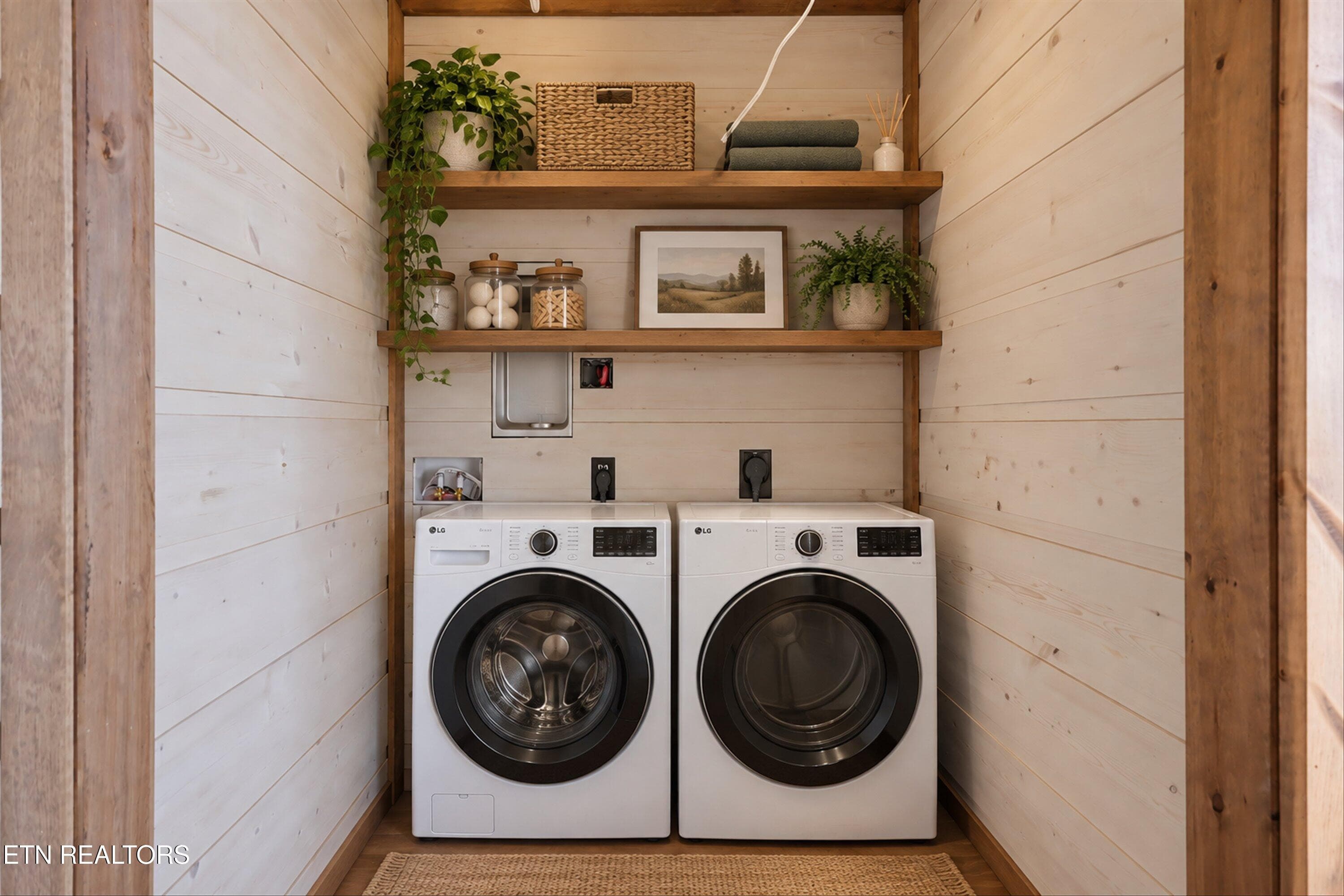 Virtually Staged Laundry Room Main Level - 3158 Thomas Headrick Rd, Sevierville, TN 37862, Sevierville