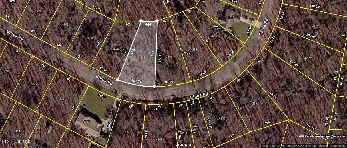 Aerial 4242 Chica Rd - 4242 Chica Rd, Crossville, TN 38572, Crossville