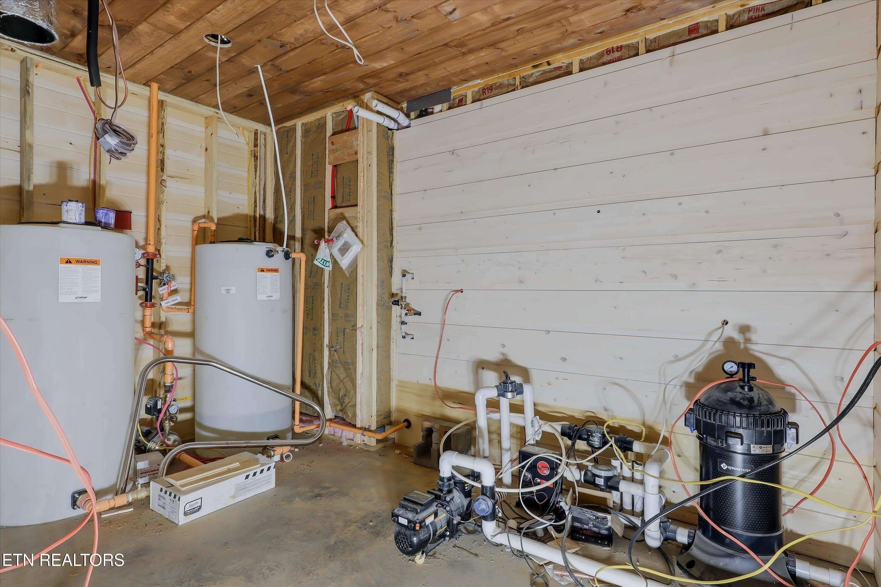 Utility Room Basement - 3158 Thomas Headrick Rd, Sevierville, TN 37862, Sevierville