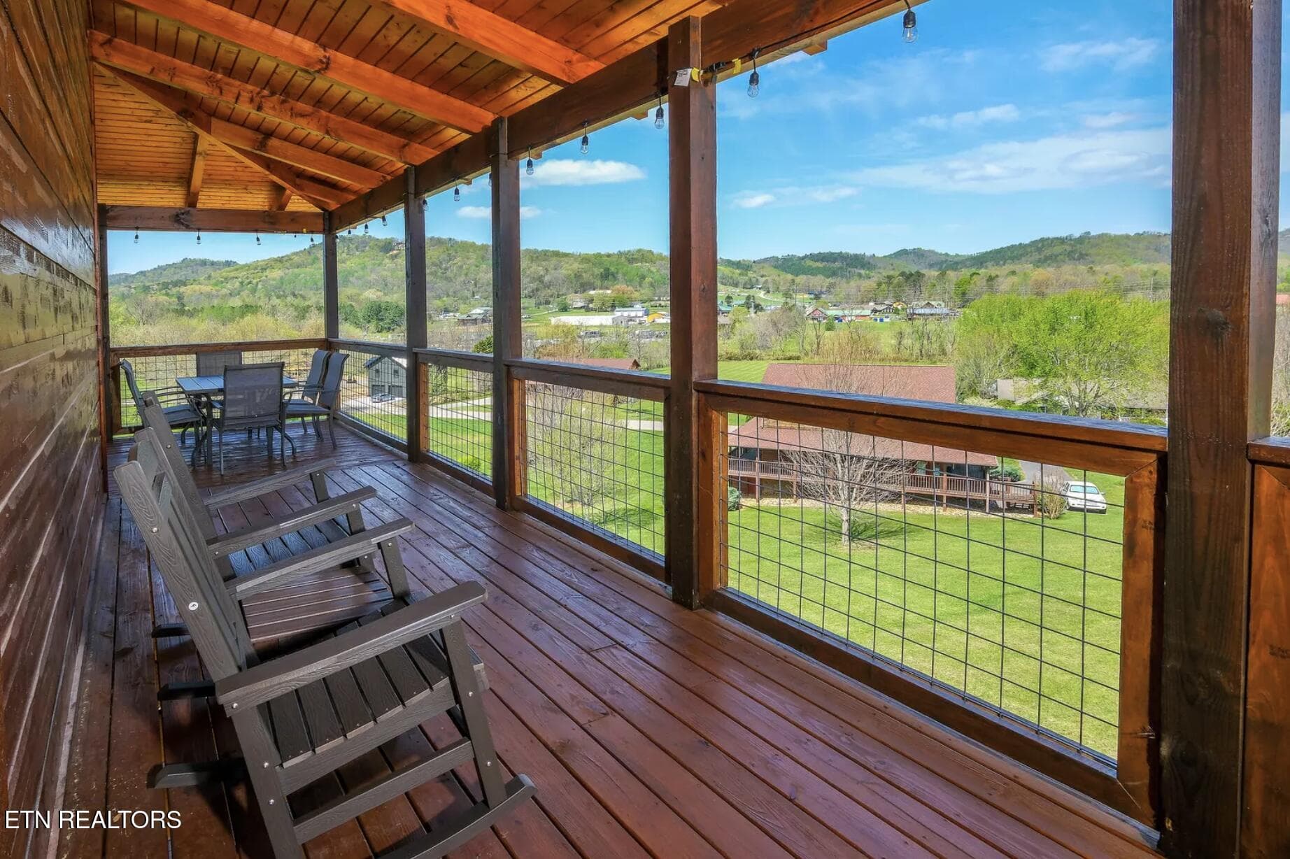 3 levels of covered decks - 3453 Cove Meadows Drive, Sevierville, TN 37862, Sevierville